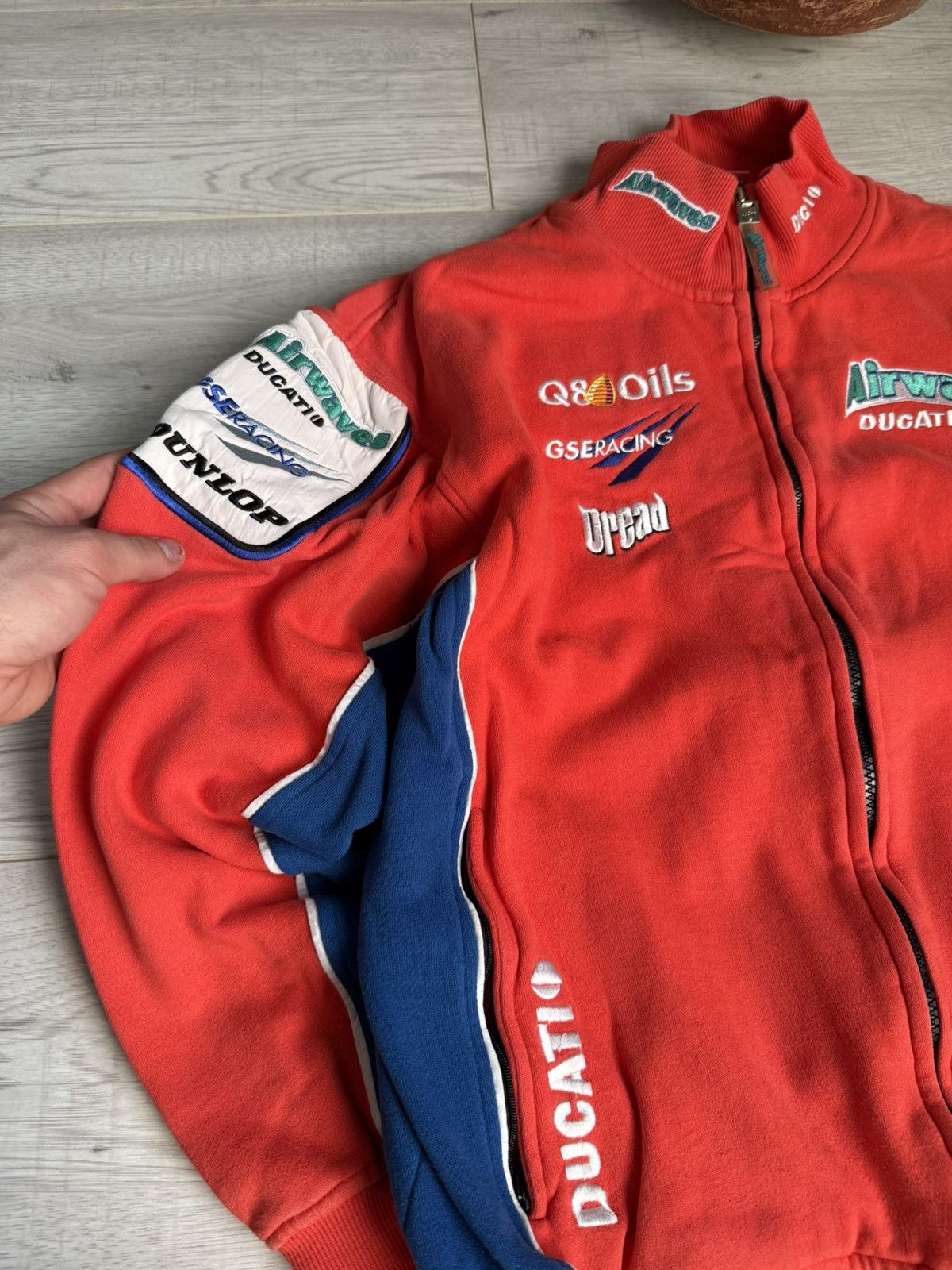 Ducati × Vintage Vintage Ducati Airwaves racing jacket dread Size US L / EU 52-54 / 3 - 2 Thumbnail