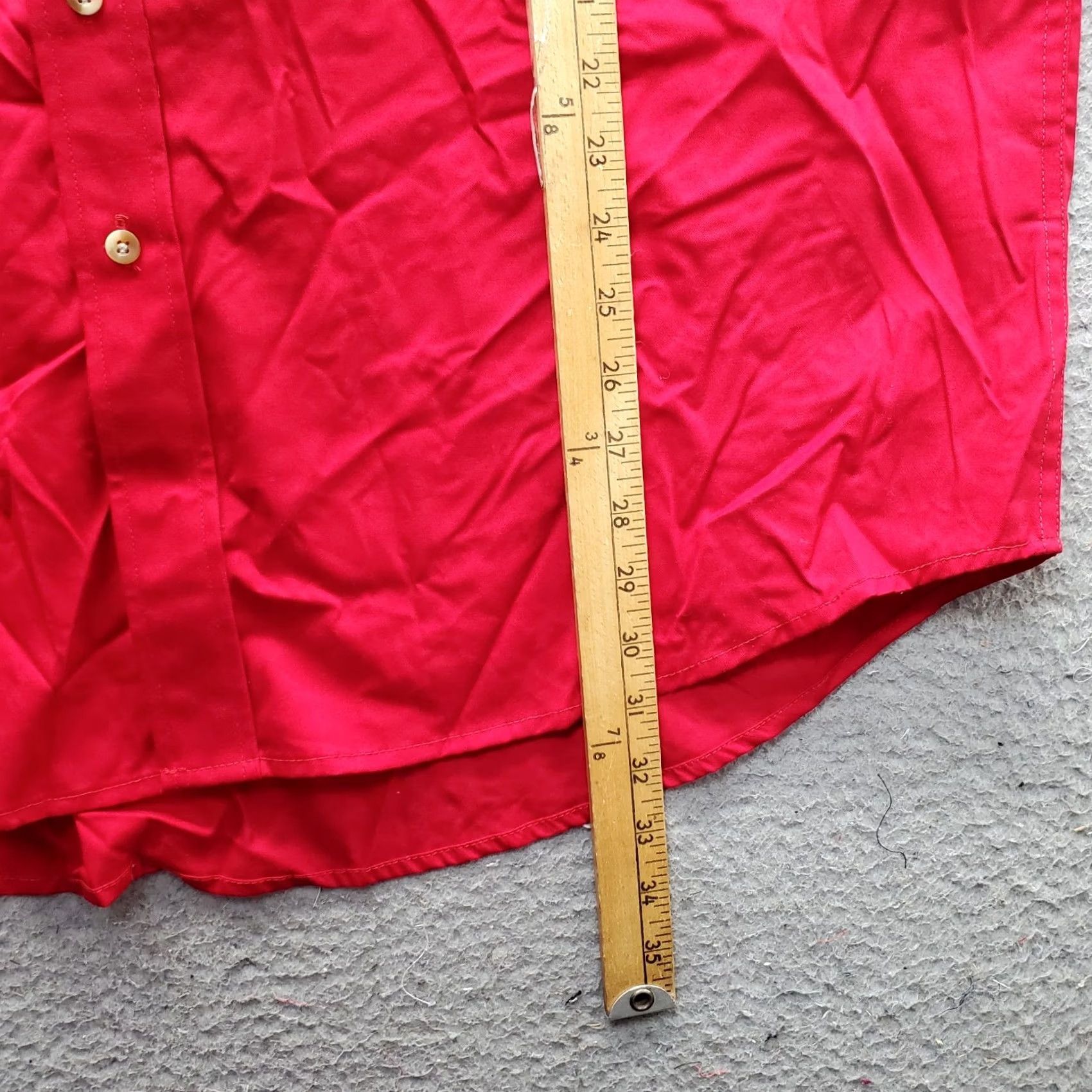 Vintage Destination Snap-On Shirt Mens XL Red Short Sleeve Chest Pocket Button Down Size US XL / EU 56 / 4 - 3 Thumbnail