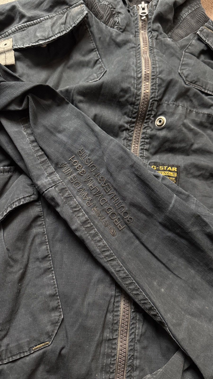 If Six Was Nine G-Star RAW vintage Y2K faded Techwear Zip Hoodie Jacket lgb Size US M / EU 48-50 / 2 - 6 Thumbnail