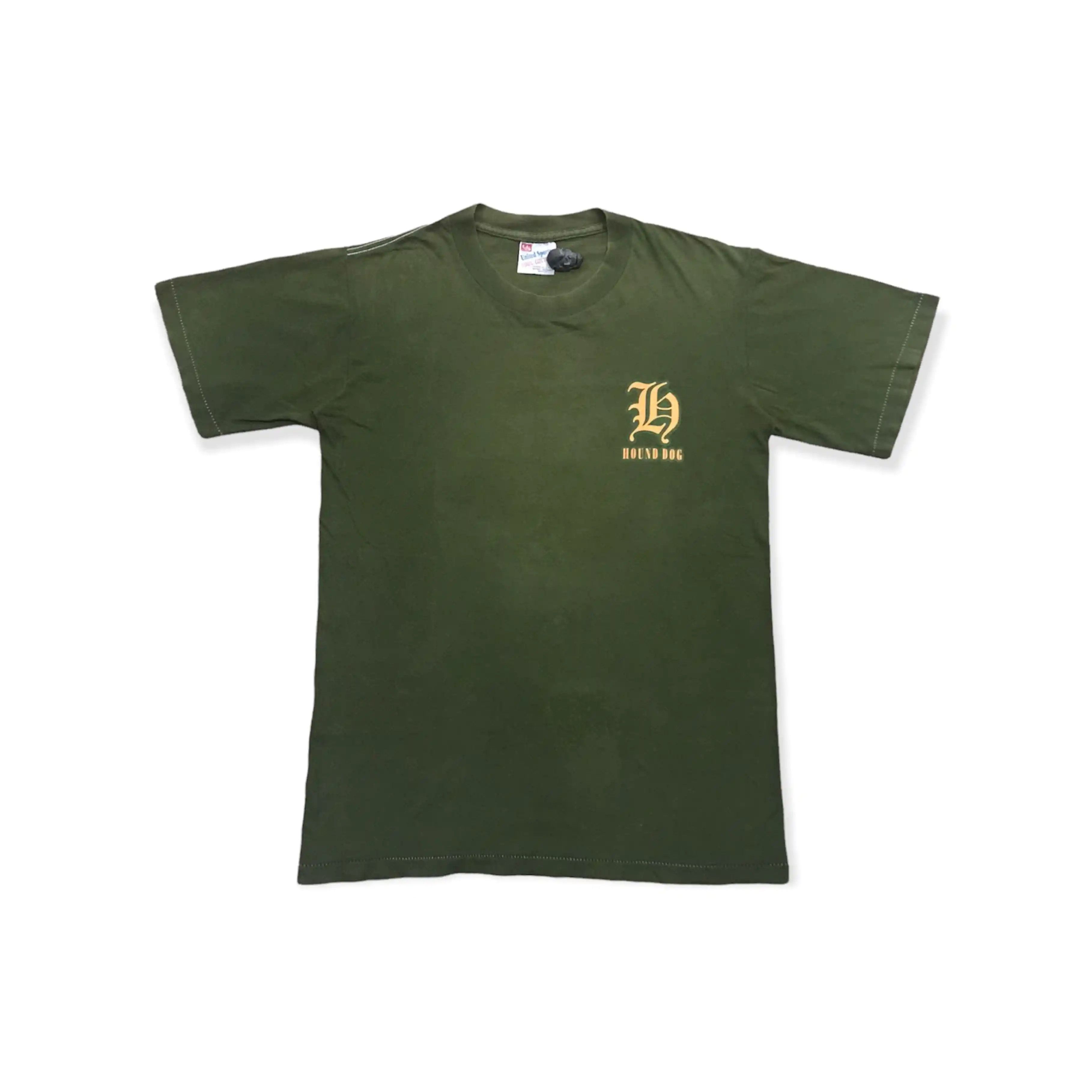 image of Band Tees x Rock Band Vintage Hound Dog Concerts Tour Band Tshirt Japanese Rock in Green (Size Medi
