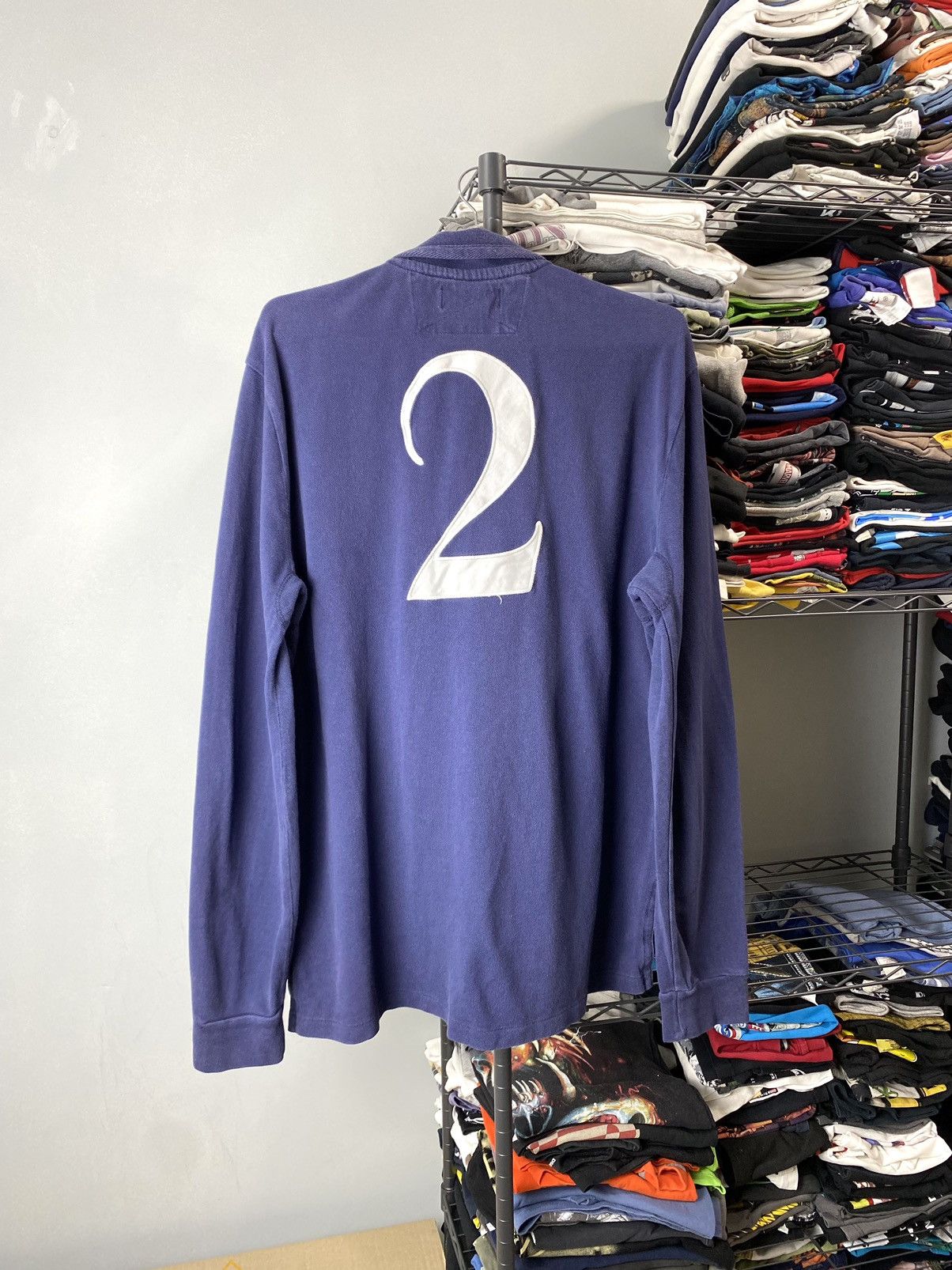 Polo Ralph Lauren Vintage Polo Ralph Lauren Rugby Longsleeve Kanye West Size US L / EU 52-54 / 3 - 2 Thumbnail