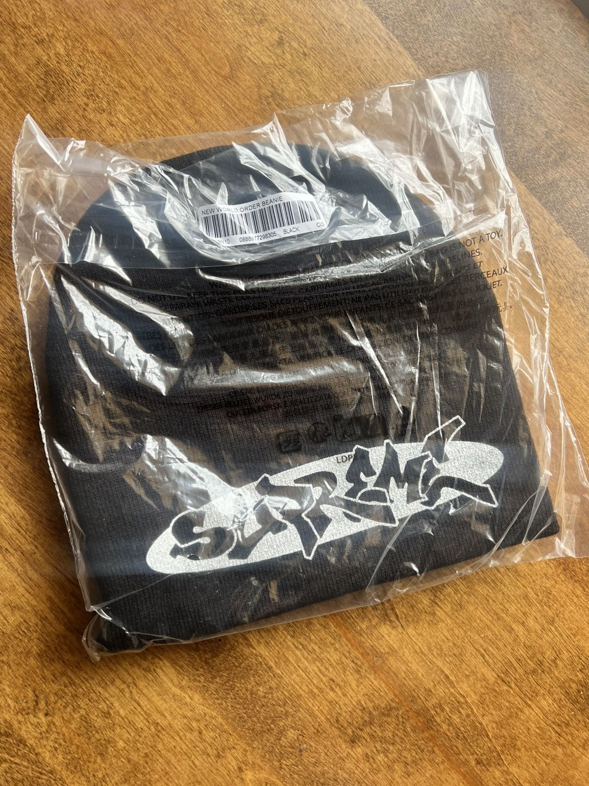 新品　Supreme　New World　Order　Beanie　Black Supreme New World Order Beanie Black Brand New In Hand | eBay