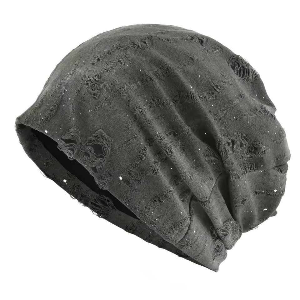 Vintage Streetwear Retro Style Holes Distressed Y2k Hat Size ONE SIZE - 1 Thumbnail