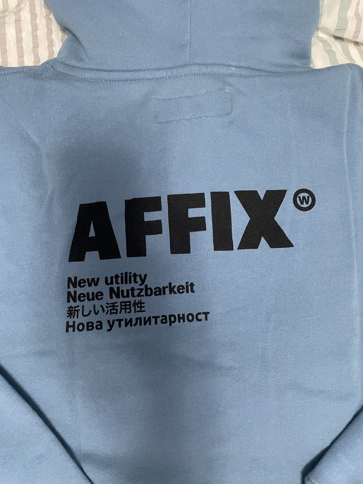 AFFXWRKS AFFIX New Utility Hoodie in Light Blue Size US M / EU 48-50 / 2 - 5 Thumbnail