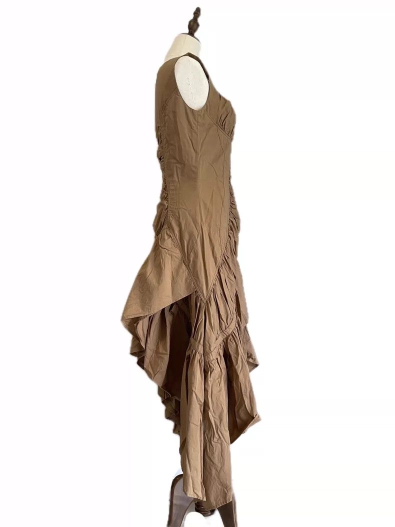Issey Miyake Issey Miyake Brown dress Size L / US 10 / IT 46 - 5 Thumbnail