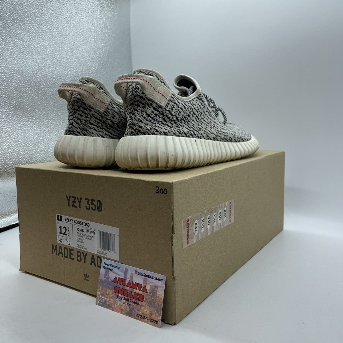 Adidas Yeezy boost 350 turtle dove Size US 12.5 / EU 45-46 - 5 Thumbnail