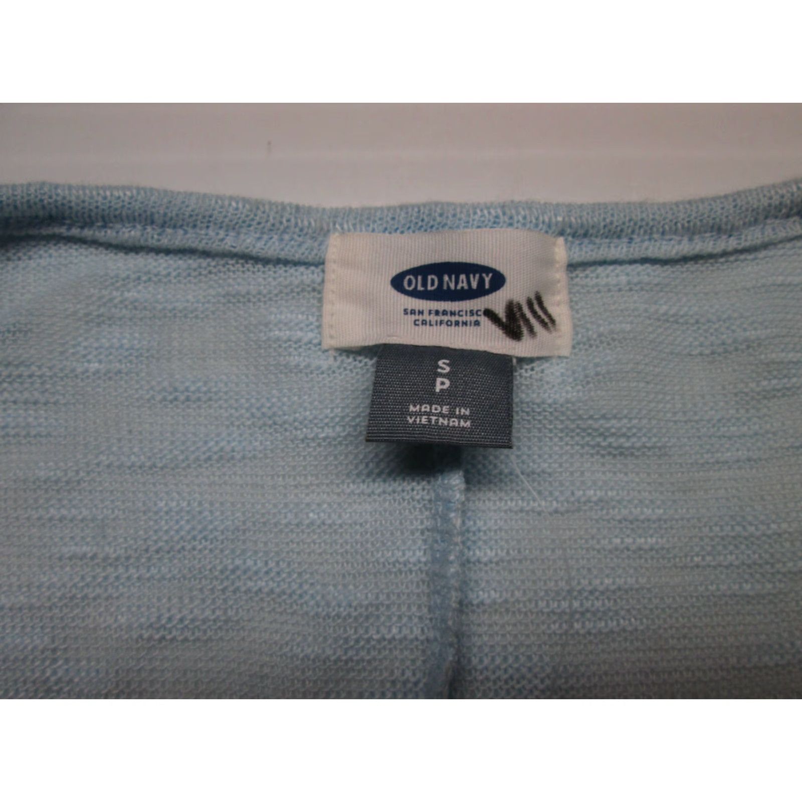 Old Navy OLD NAVY Sweater Women Blue Solid Knit Pullover Size S Regular Boat Neck Long Sleeve Casual Size S / US 4 / IT 40 - 4 Thumbnail
