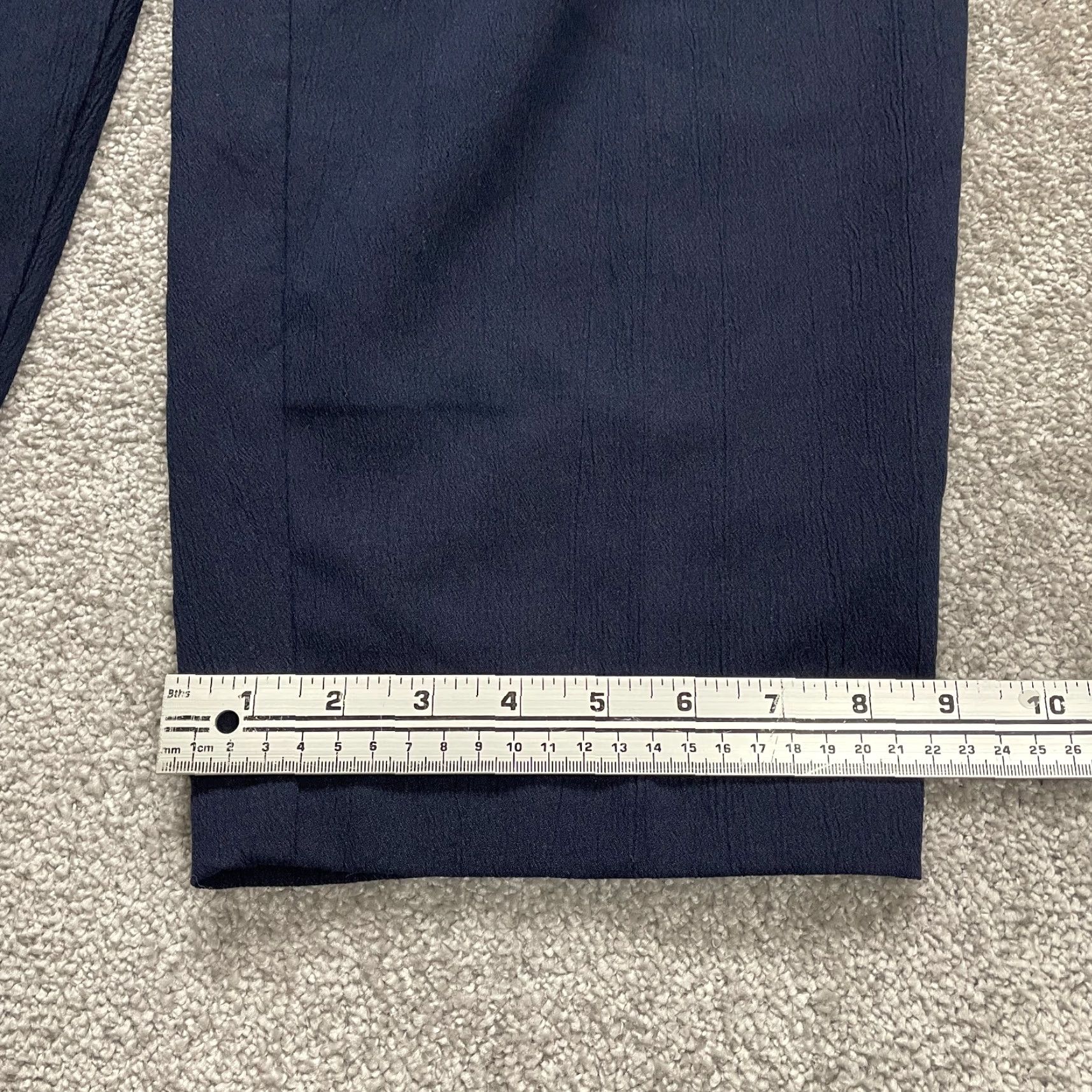Essentials VINTAGE Modern Essentials Pants Women 22W Blue Rayon Tapered Elastic Waist 36x27 Casual Protein? Size 40" / US 18 - 6 Thumbnail