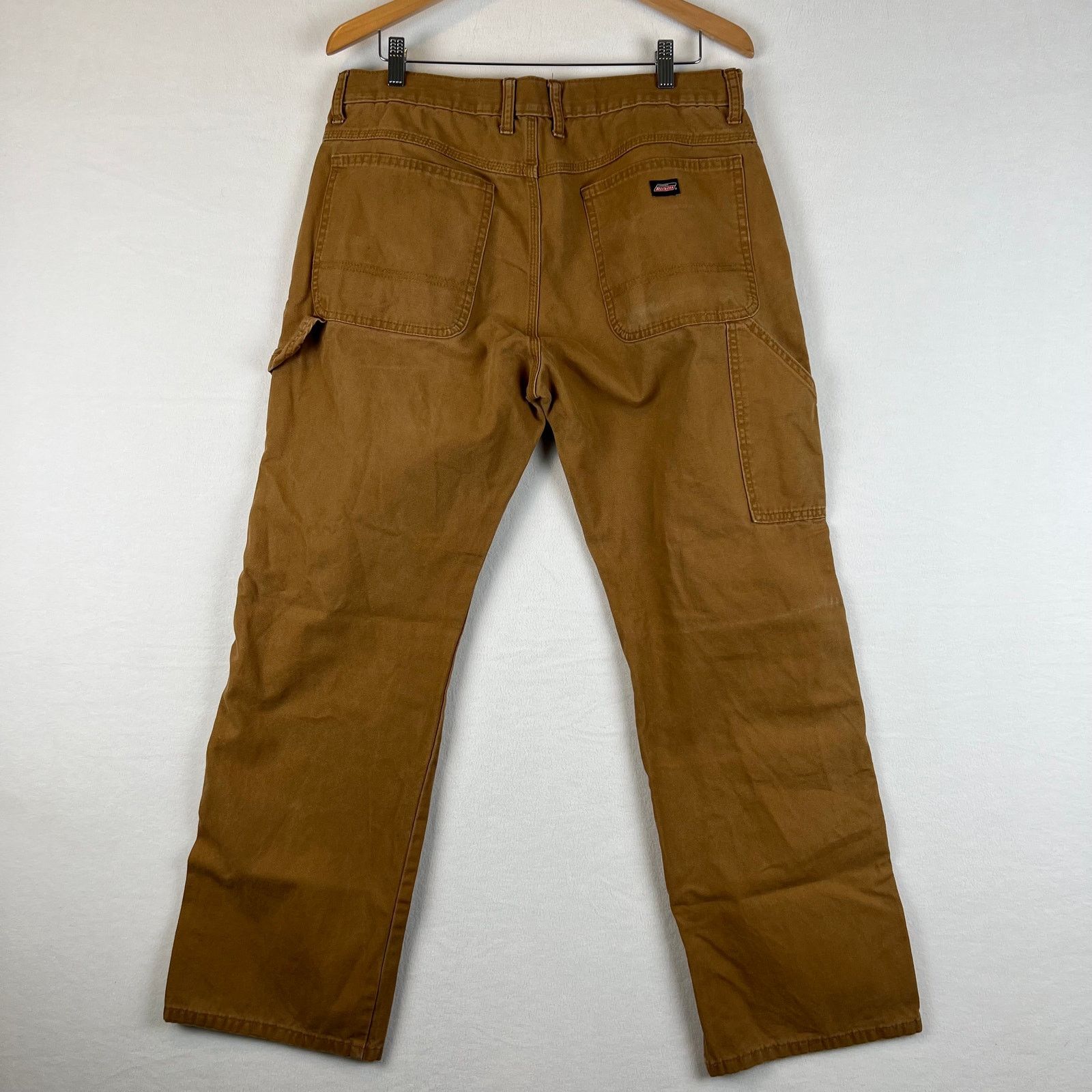 Dickies Dickies Pants Mens 34x30 Carpenter Utility Brown Painter Size US 34 / EU 50 - 4 Thumbnail