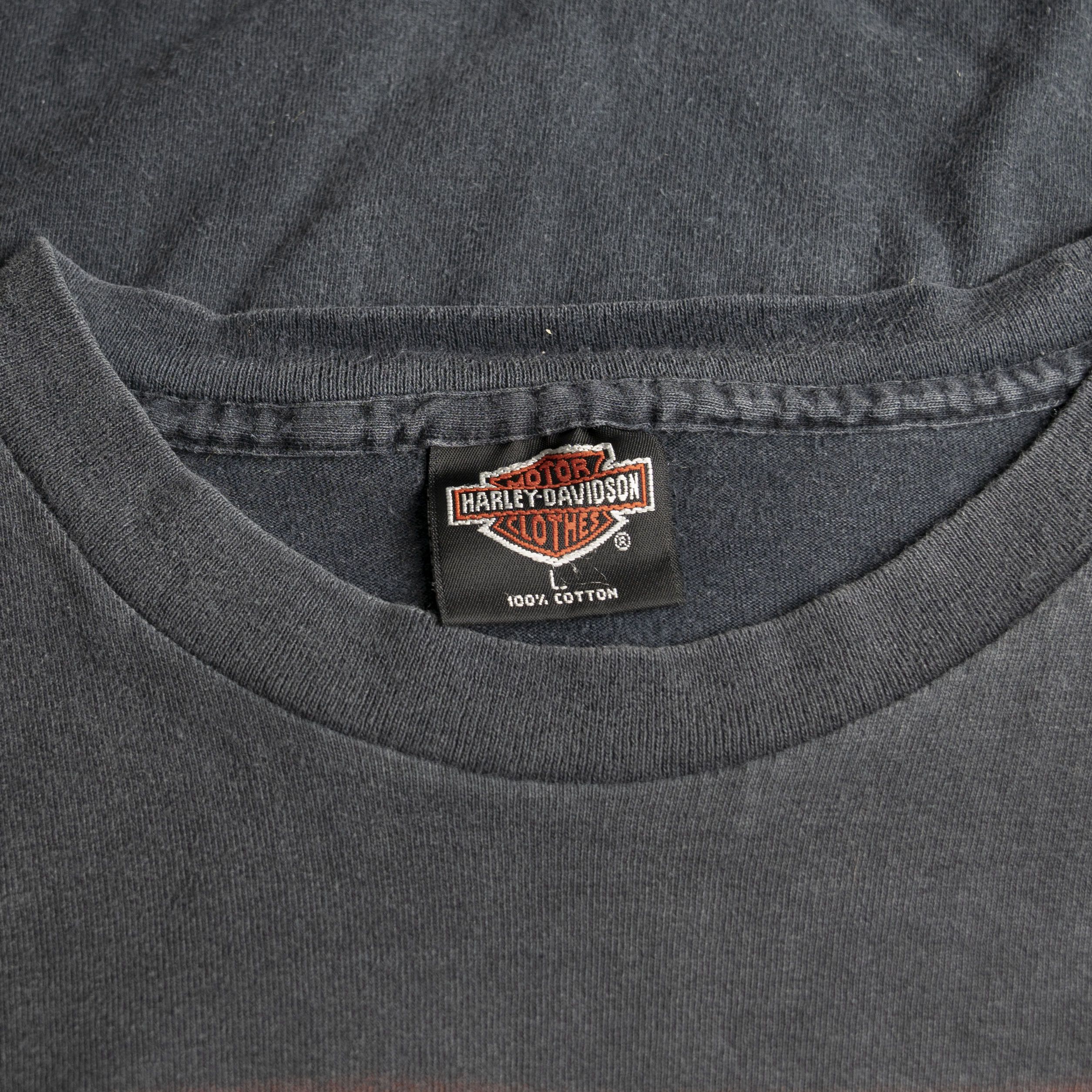 Harley Davidson Vintage 1992 Harley Davidson Virginia Holoubek Tee Shirt Size US L / EU 52-54 / 3 - 3 Thumbnail