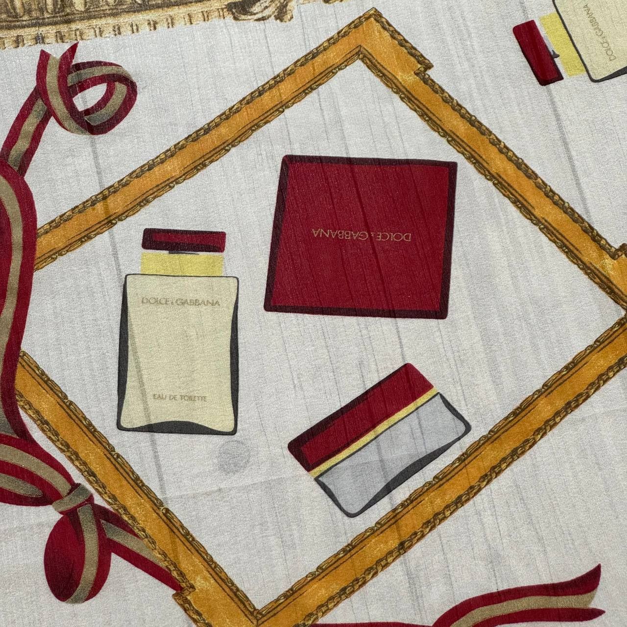Dolce & Gabbana Vintage Dolce & Gabbana Parfums Silk Scarf Size ONE SIZE - 7 Thumbnail