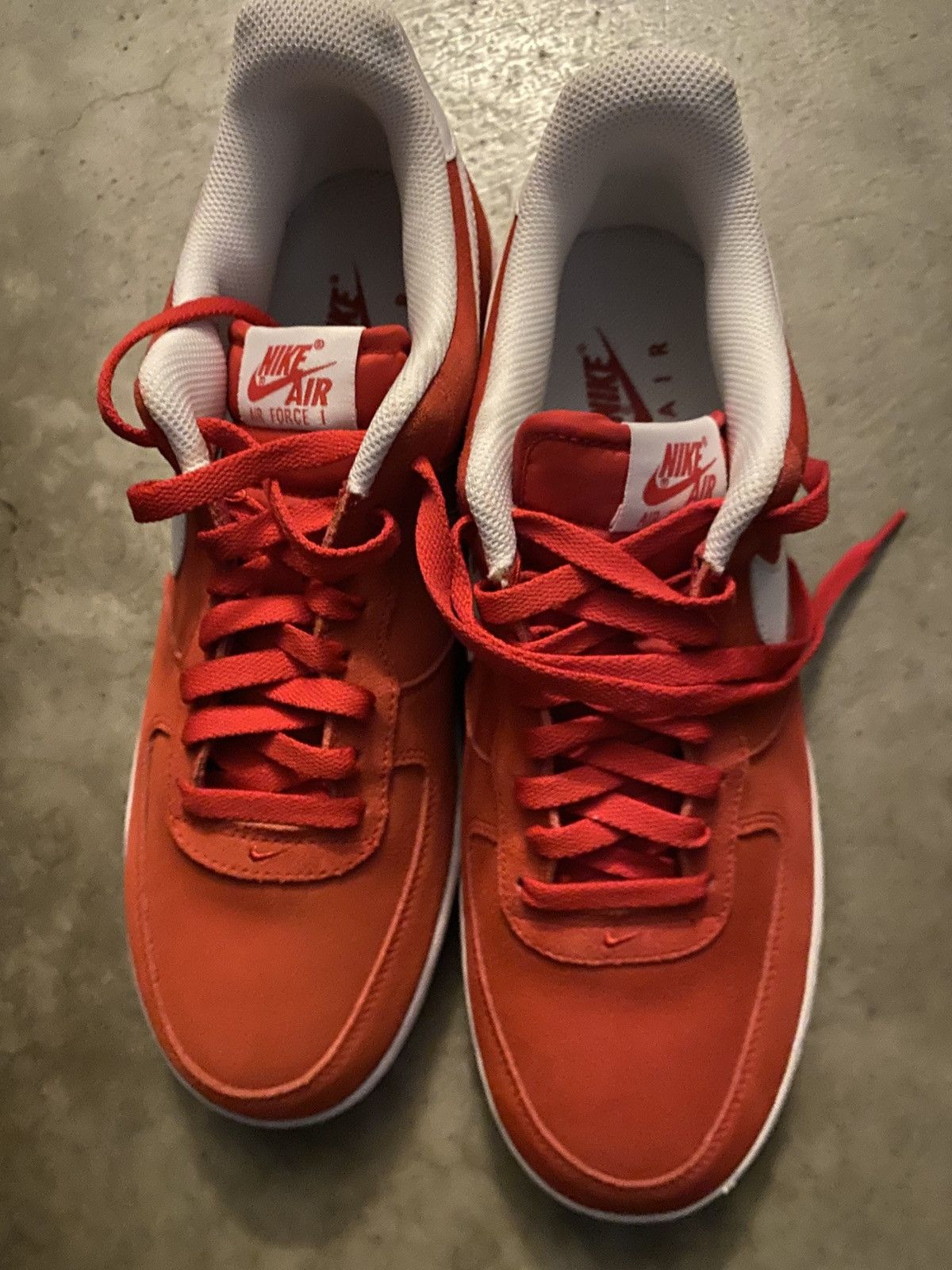 Nike Nike Air Force 1 Red Color of the Month Size US 11.5 / EU 44-45 - 8 Thumbnail