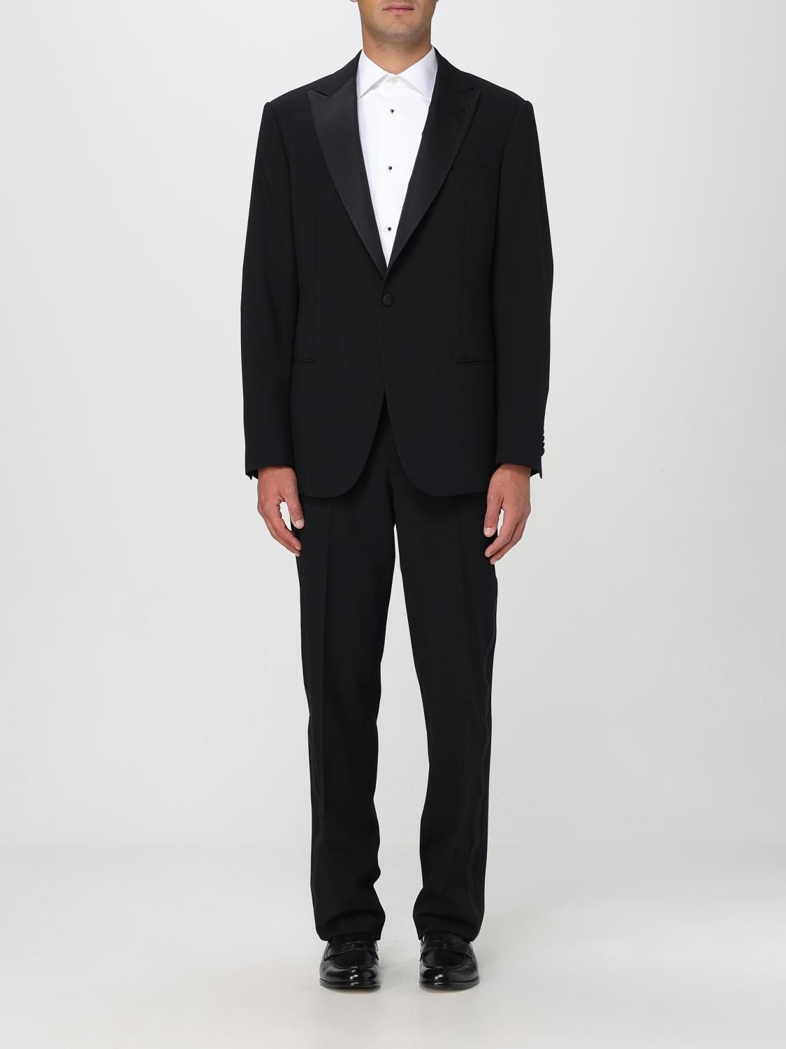 Giorgio Armani Giorgio Armani Suit Men Black Size US XL / EU 56 / 4 - 1 Thumbnail