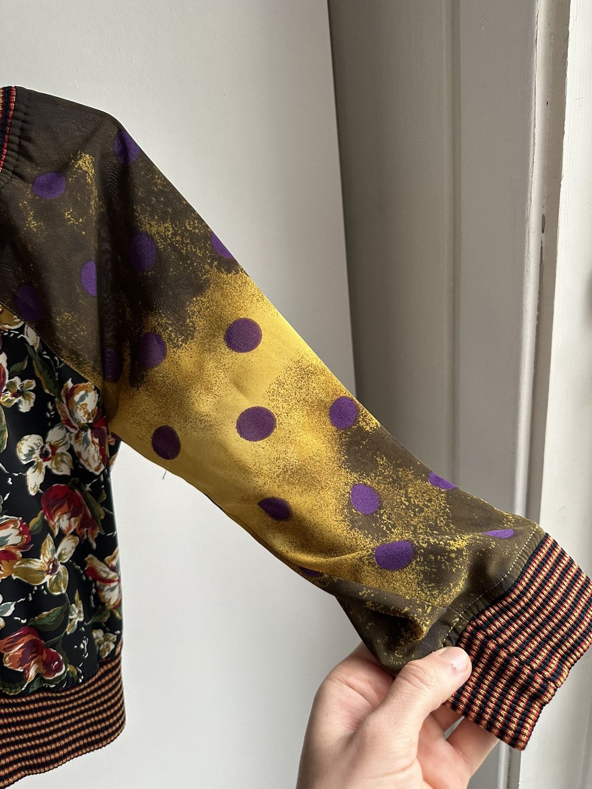 Jean Paul Gaultier bolero shrug floral vintage blouse Japan