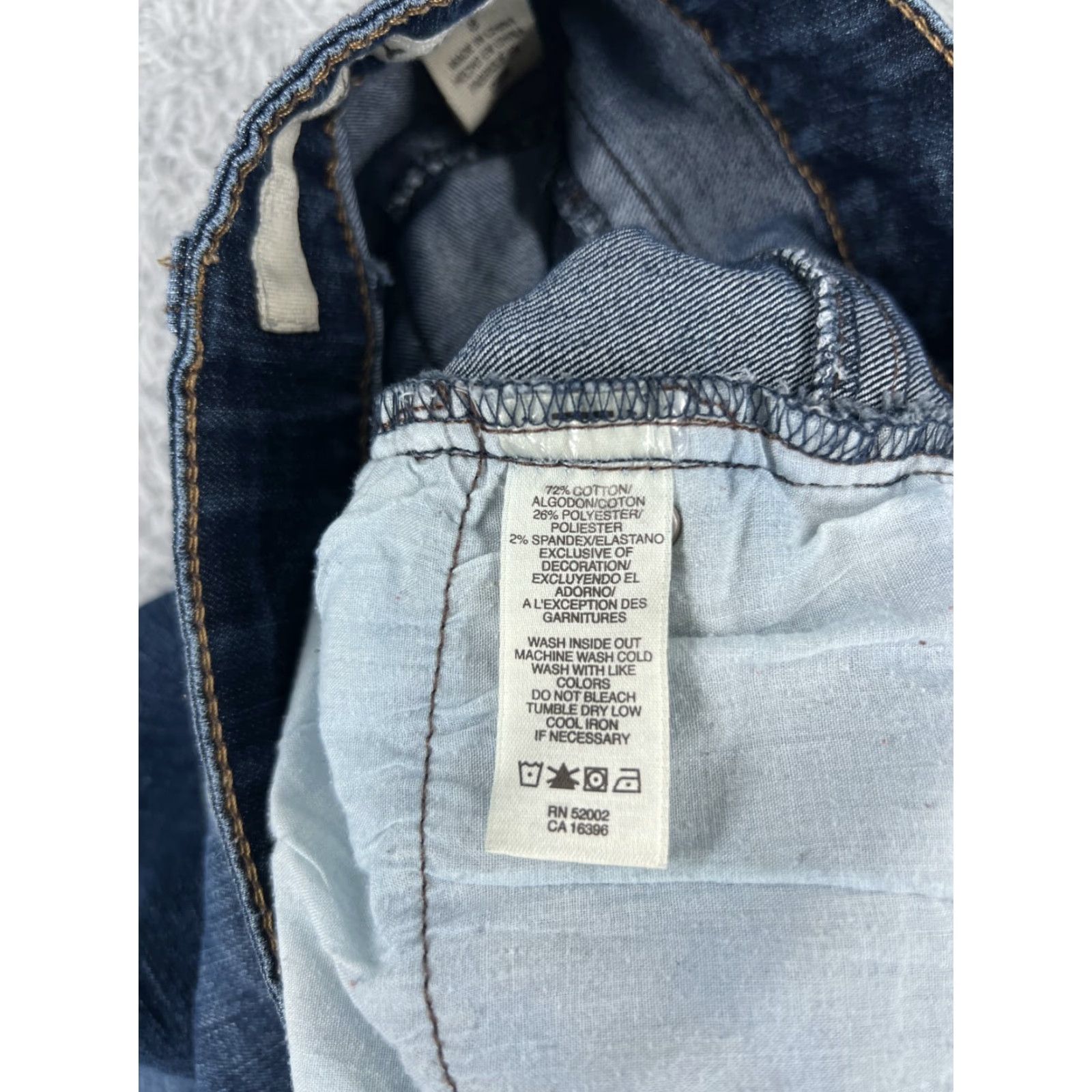 DKNY DKNY Jeans Women's 8 Blue Denim Bootcut Mid Wash Distressed Cotton 32x31 Pants Womens Jeans Bootcut Denim Blue 90s Modern Size 30" / US 8 / IT 44 - 7 Thumbnail