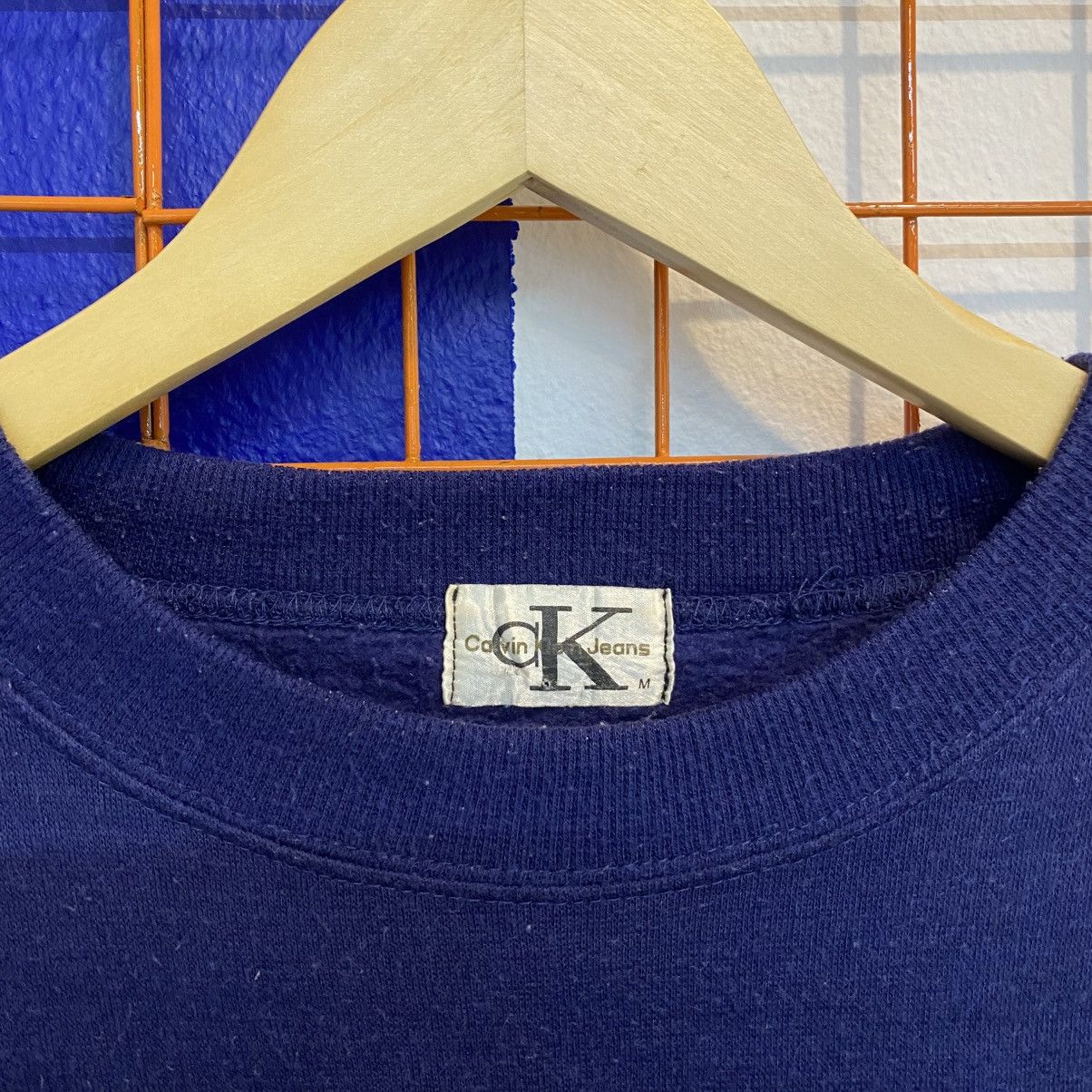 Calvin Klein × Vintage Vintage Calvin Klein Sweatshirt Big Logo Size US M / EU 48-50 / 2 - 3 Thumbnail