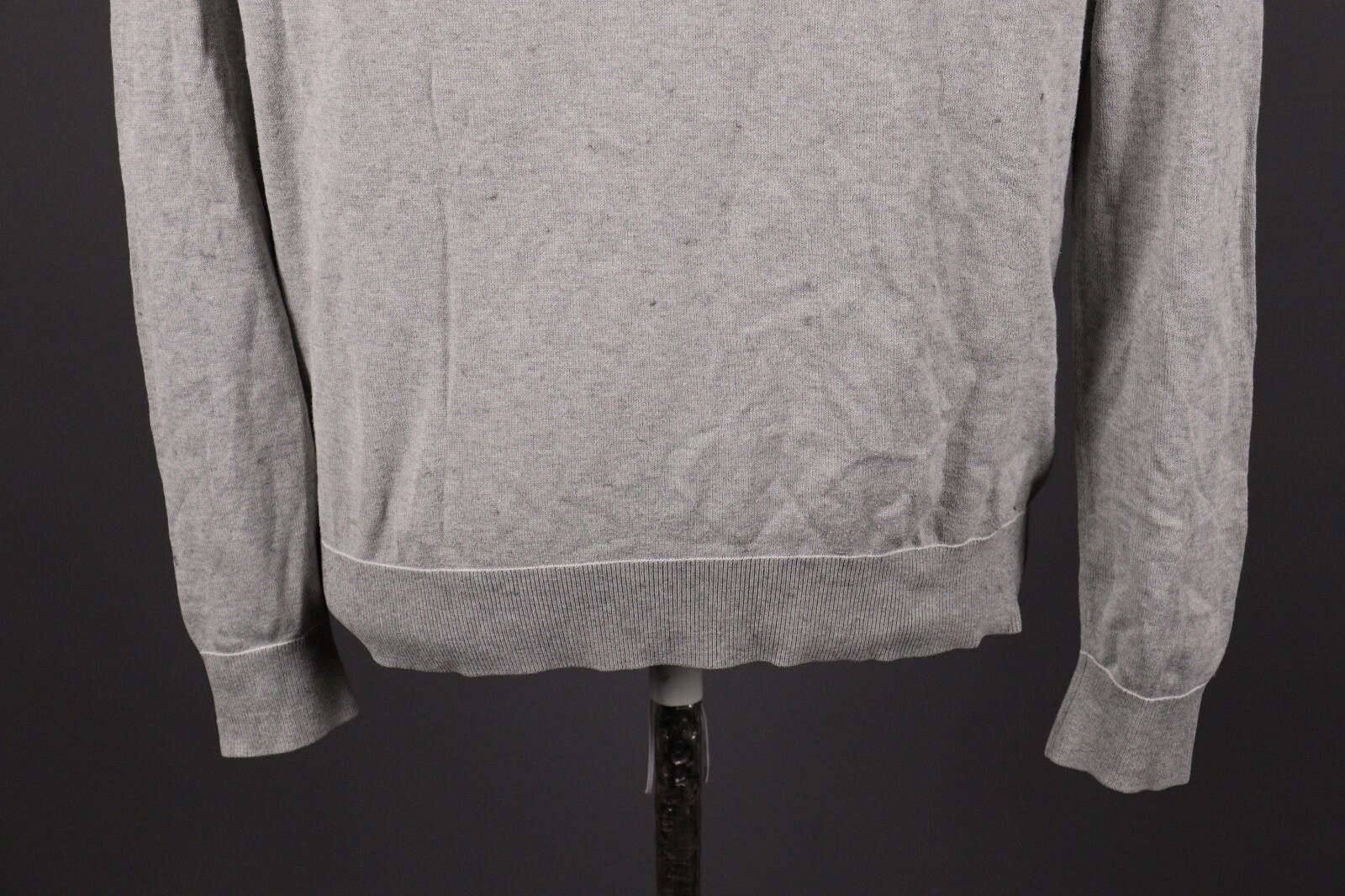 Lacoste Lacoste Live Gray Cotton Knit Sweater Size XL Size US XL / EU 56 / 4 - 8 Thumbnail