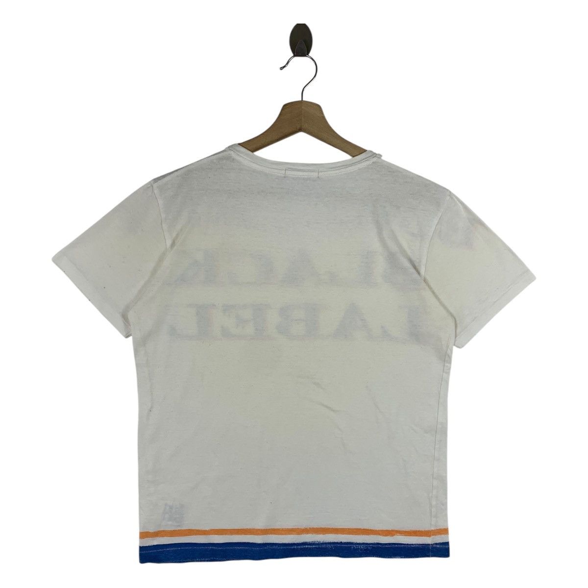 Burberry × Designer BURBERRY BLACK LABEL big spellout printed tee Size US M / EU 48-50 / 2 - 4 Thumbnail