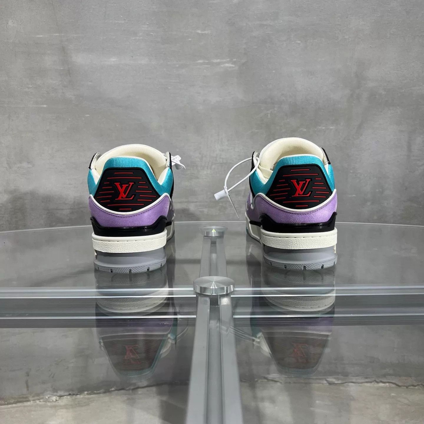 Louis Vuitton LOUIS VUITTON LV Trainer Macaron New With Box UK3.5 Size US 6 / IT 36 - 5 Thumbnail
