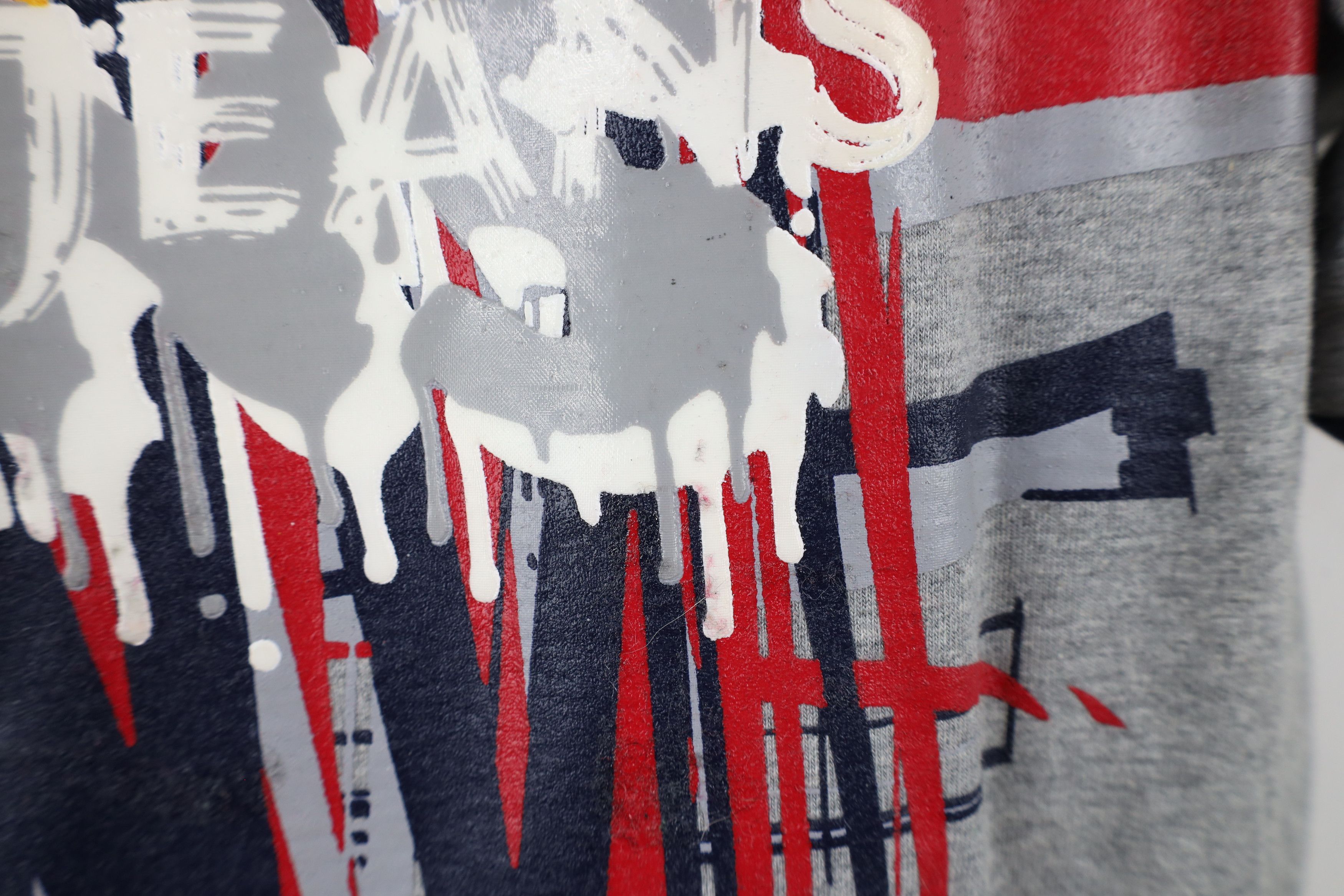 Vintage Vintage 90s Y2K Paco Jeans Paint Splatter Ringer T-Shirt Size US M / EU 48-50 / 2 - 6 Thumbnail