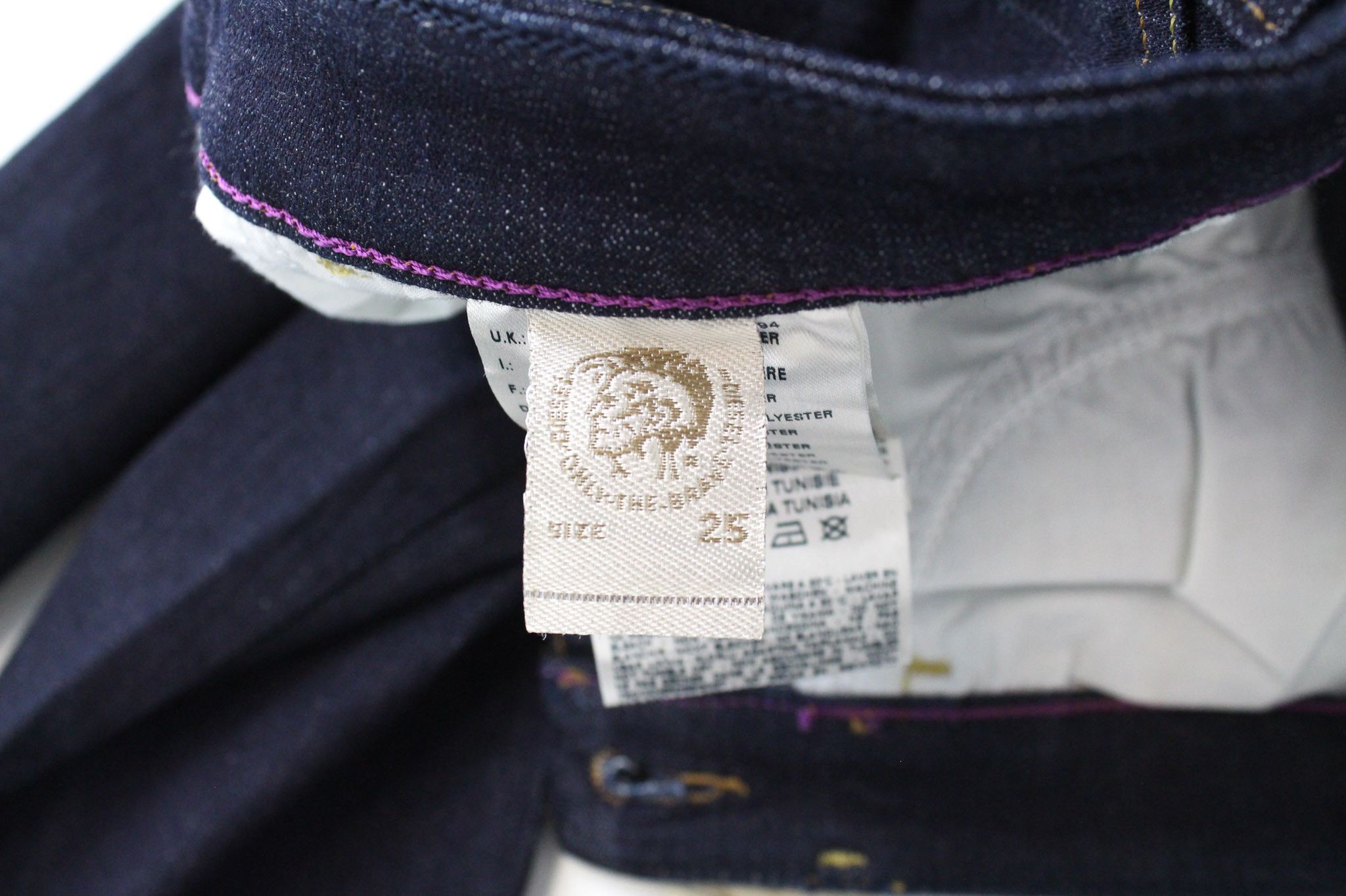 Diesel SKINZEE 0813C W25/L32 Blue Stretch Skinny Jeans 69989 Size 25" / US 0 / IT 36 - 8 Thumbnail