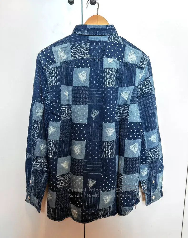 RRL Ralph Lauren RRL Ralph Lauren Blue dyed Baijiabu shirt Size US M / EU 48-50 / 2 - 4 Thumbnail