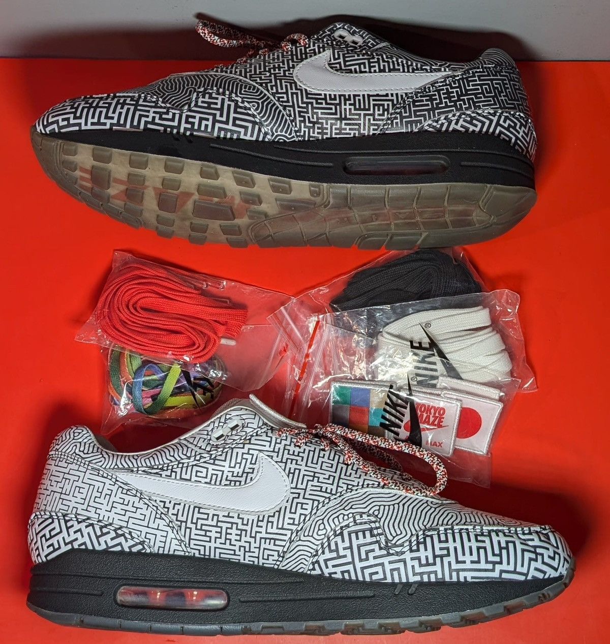 Nike Size 11 - Nike Air Max 1 On Air: Tokyo Maze Size US 11 / EU 44 - 3 Thumbnail
