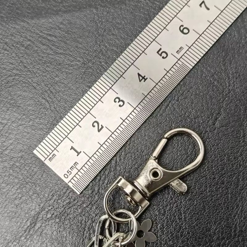 Other Silvery Floral leaf Three layers Wallet Keychain Size ONE SIZE - 7 Thumbnail