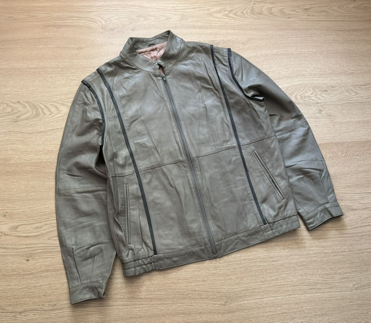 Genuine Leather Vintage 70-80’s Lakeland Genuine Leather Moto Racing Jacket Size US L / EU 52-54 / 3 - 1 Thumbnail