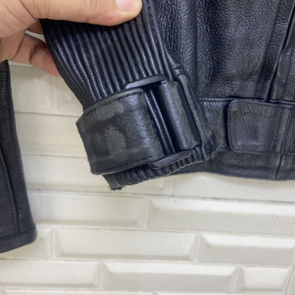 Other Simpson Racing North Carolina U.S.A Leather Biker Jacket Size US S / EU 44-46 / 1 - 11 Thumbnail
