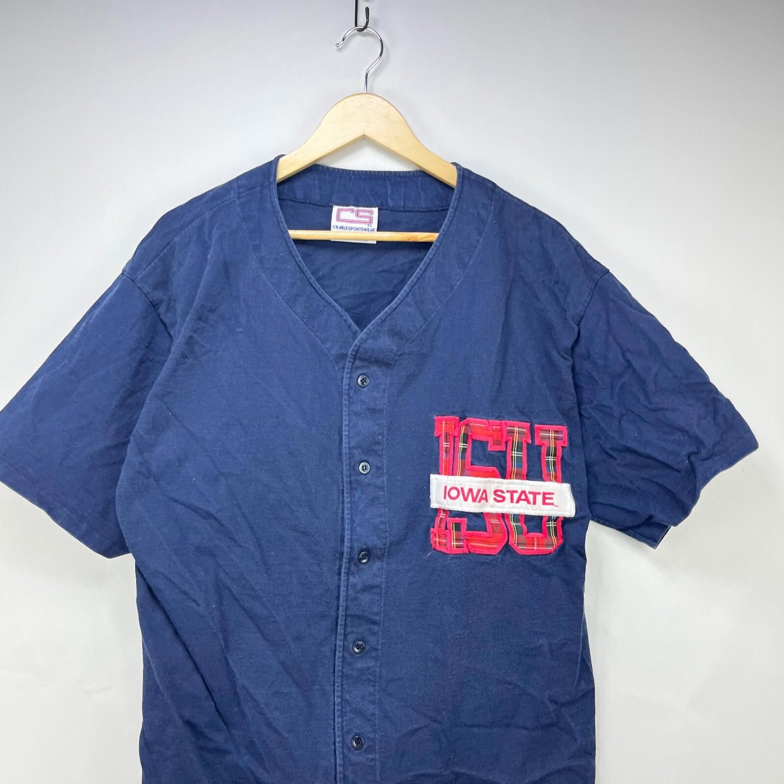 Other Vintage 90s Iowa State Cyclones ISU Baseball Jersey XL Size ONE SIZE - 2 Thumbnail