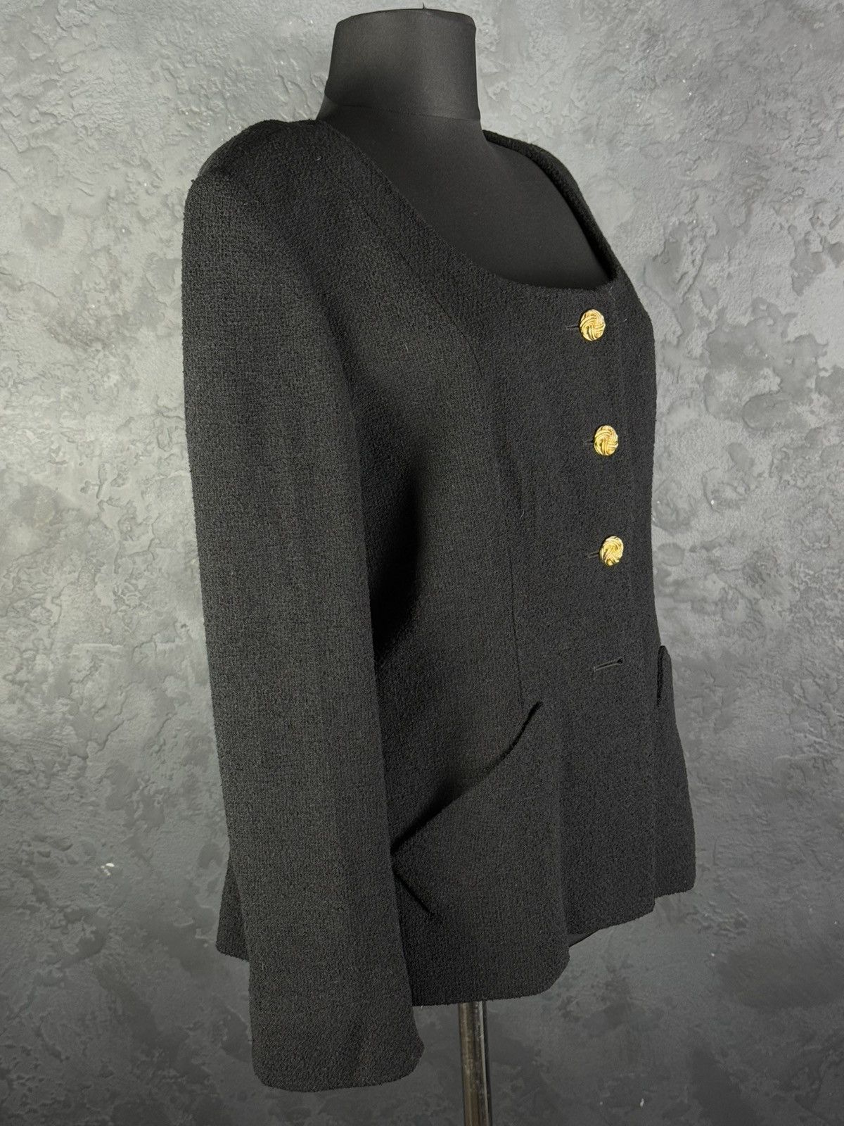 Celine Archive Celine Wool Blazer Vintage Size L / US 10 / IT 46 - 9 Thumbnail
