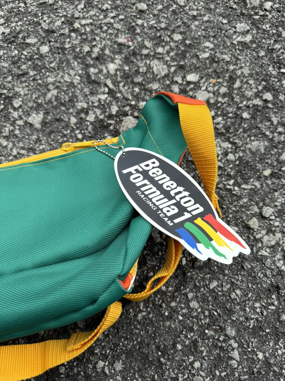 Benetton × Formula 1 × United Colors Of Benetton Very Rare Benetton Formula1 Racing Team Pouch Bag Size ONE SIZE - 5 Thumbnail