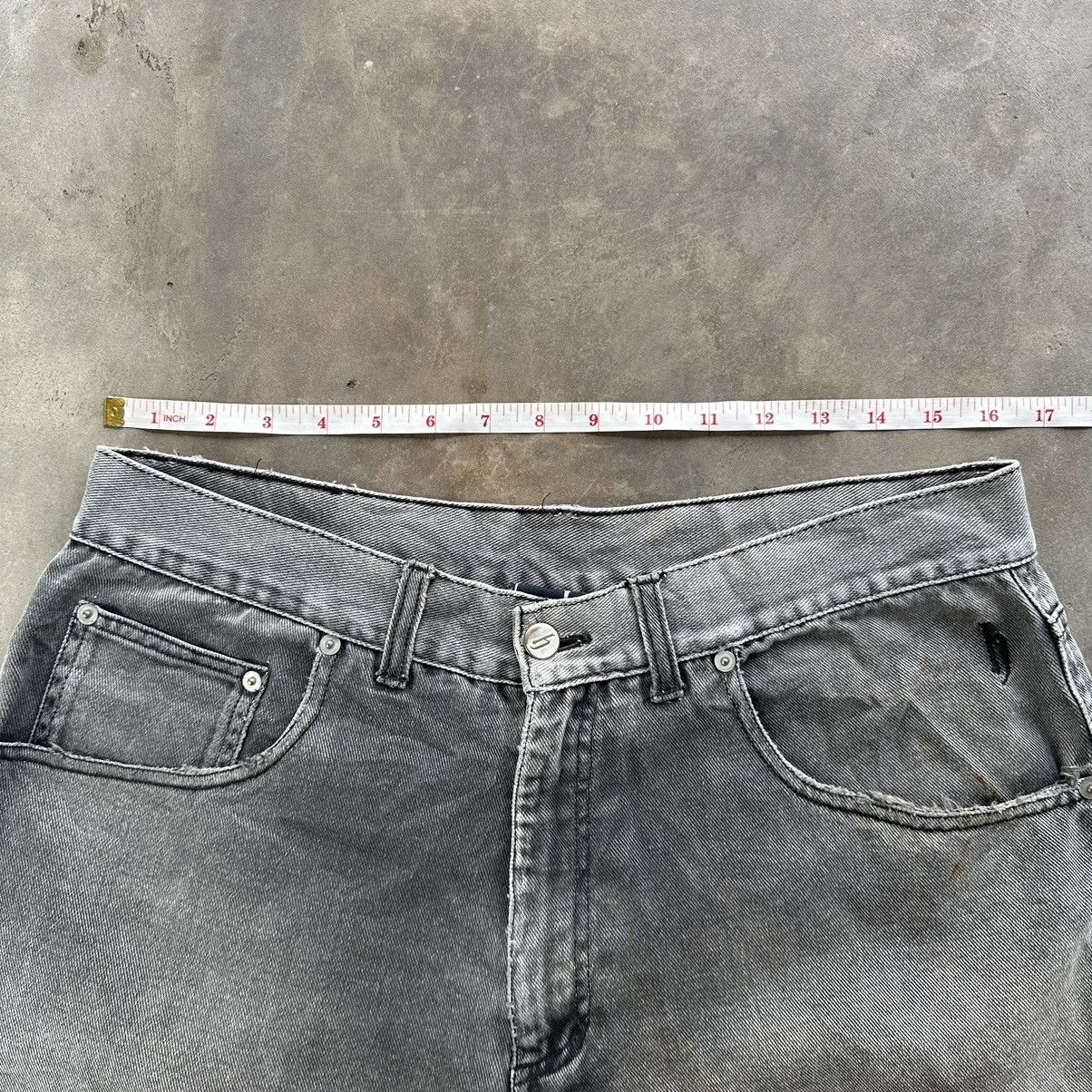 Japanese Brand × Jean × Vintage Vintage Ojhonoa Faded Black Distressed Denim Jean Pant W33 Size US 33 - 9 Thumbnail