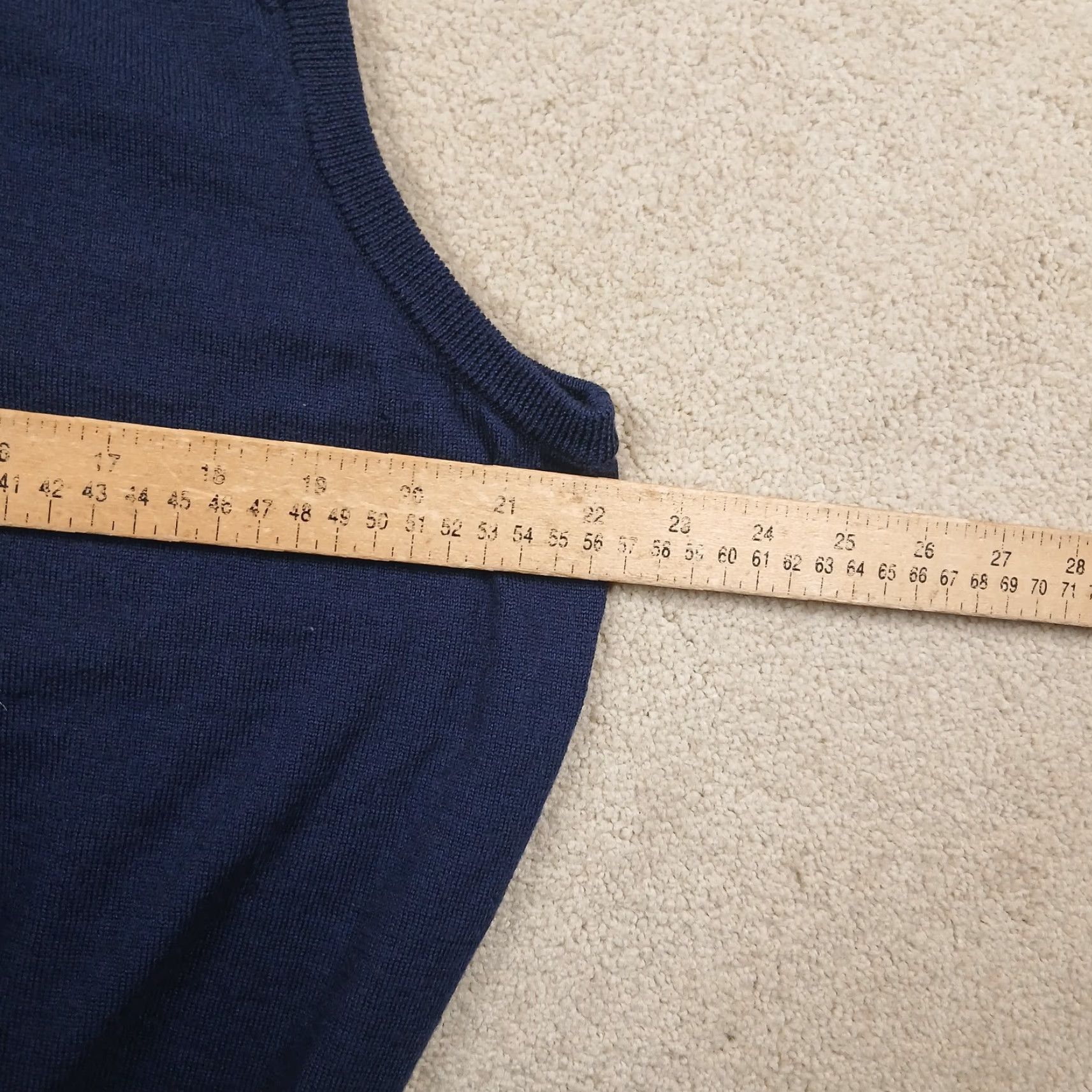 Polo Ralph Lauren Polo Ralph Lauren Sweater Vest Mens Large Blue Merino Wool USGA Rules Golf Vest Size US L / EU 52-54 / 3 - 7 Thumbnail