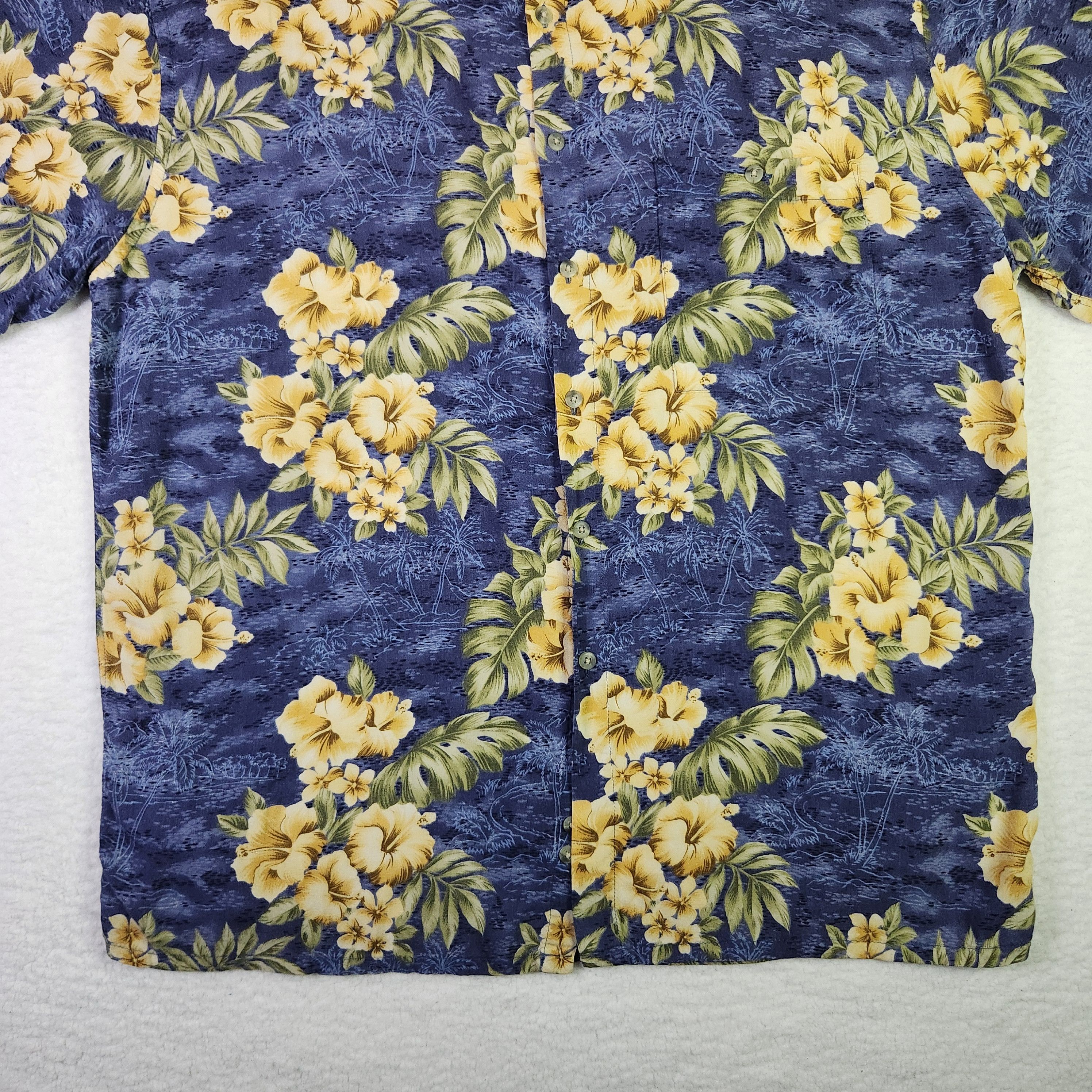 Pierre Cardin Pierre Cardin VINTAGE Hawaiian Shirt XL Floral Button Up Size US XL / EU 56 / 4 - 3 Thumbnail