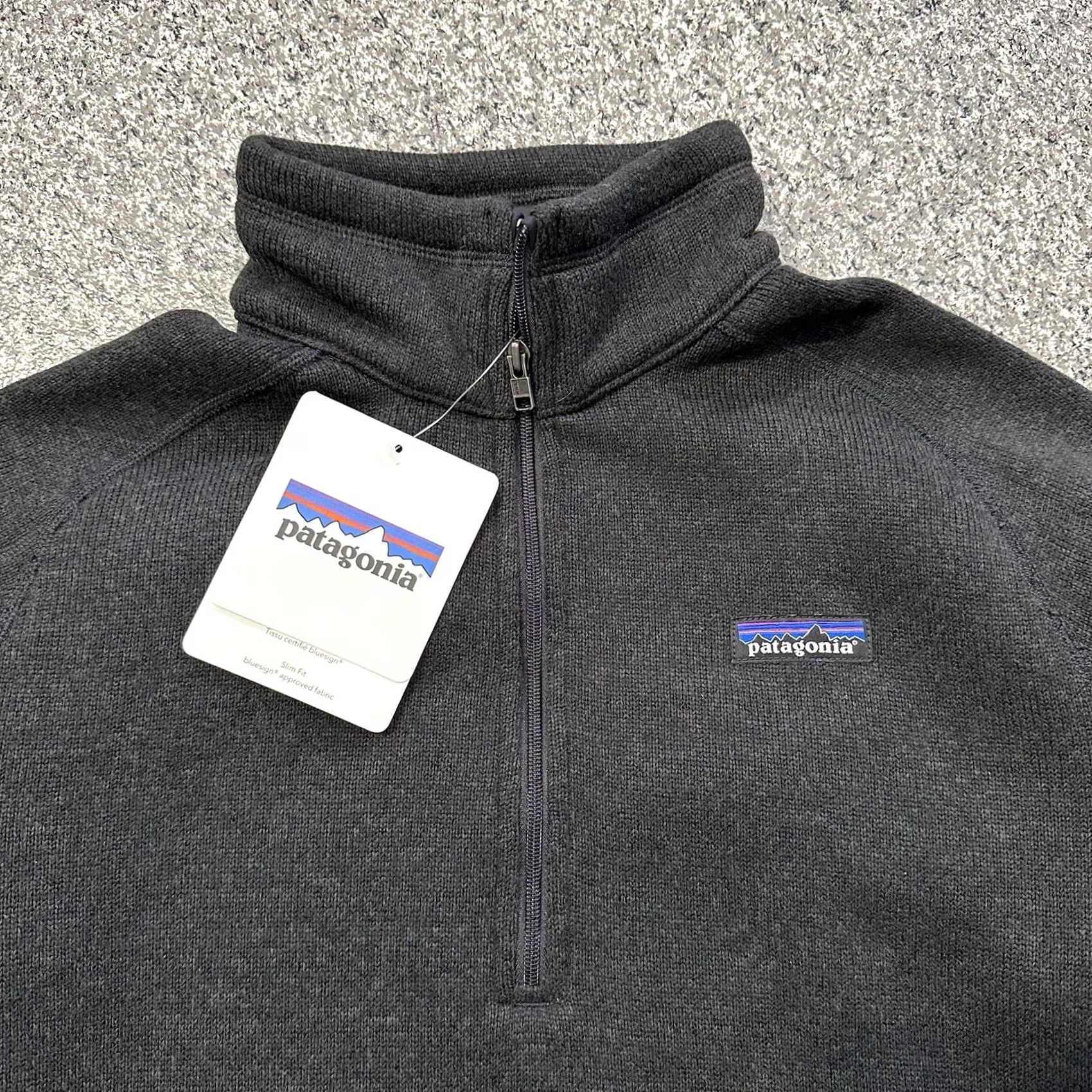 Patagonia Patagonia Better Sweater 1/2 Zip Pullover Womens L Black Tokyo Marine Logo Sweatshirt Size L / US 10 / IT 46 - 2 Thumbnail