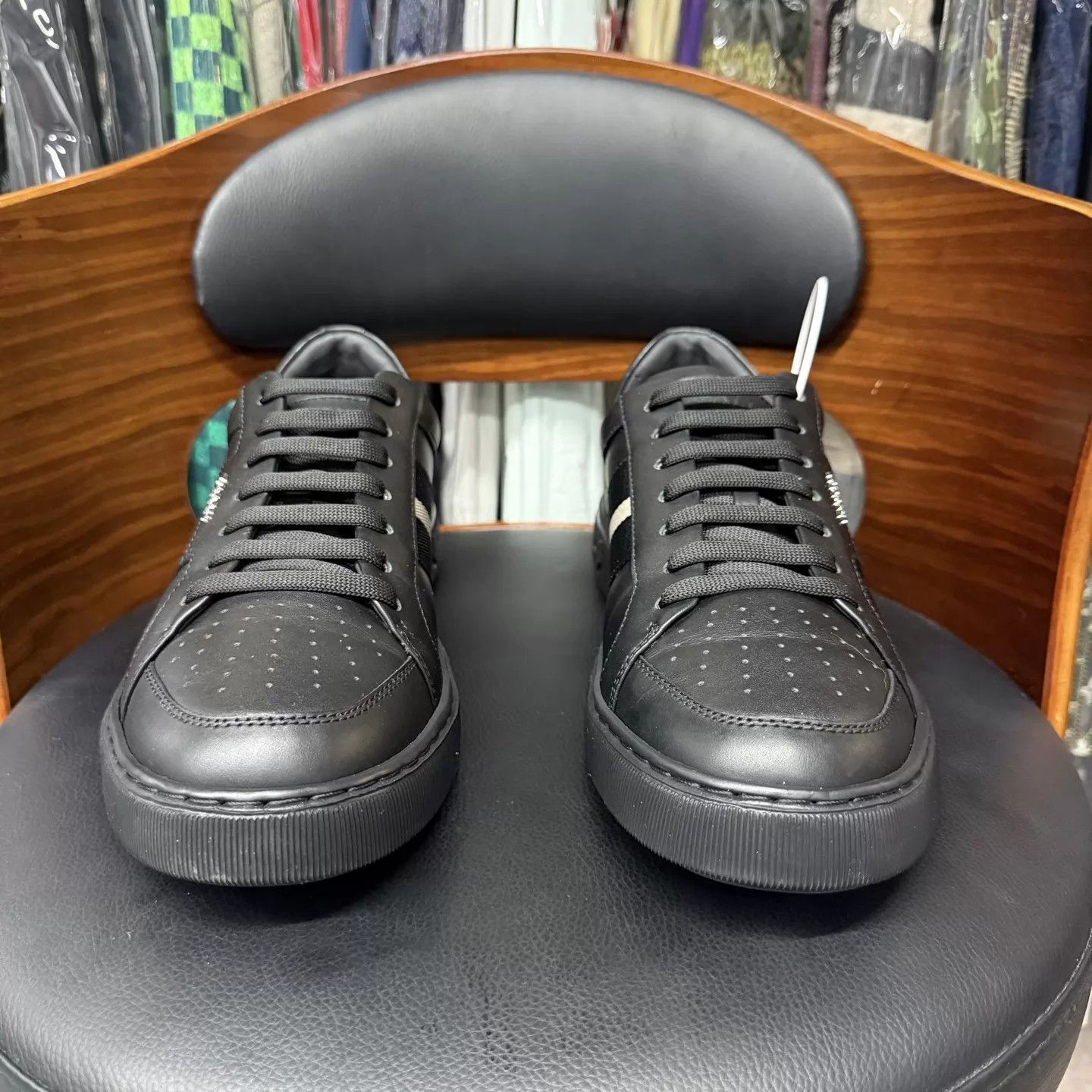 Bally Bally 25 Black Leather Sneaker 9.5/42.5 LN Worn Once Size US 9.5 / EU 42-43 - 2 Thumbnail