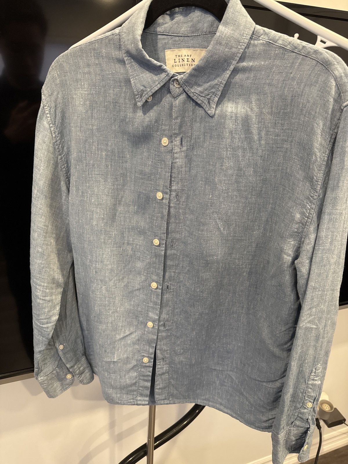 Abercrombie & Fitch Linen shirt Size US XS / EU 42 / 0 - 1 Thumbnail