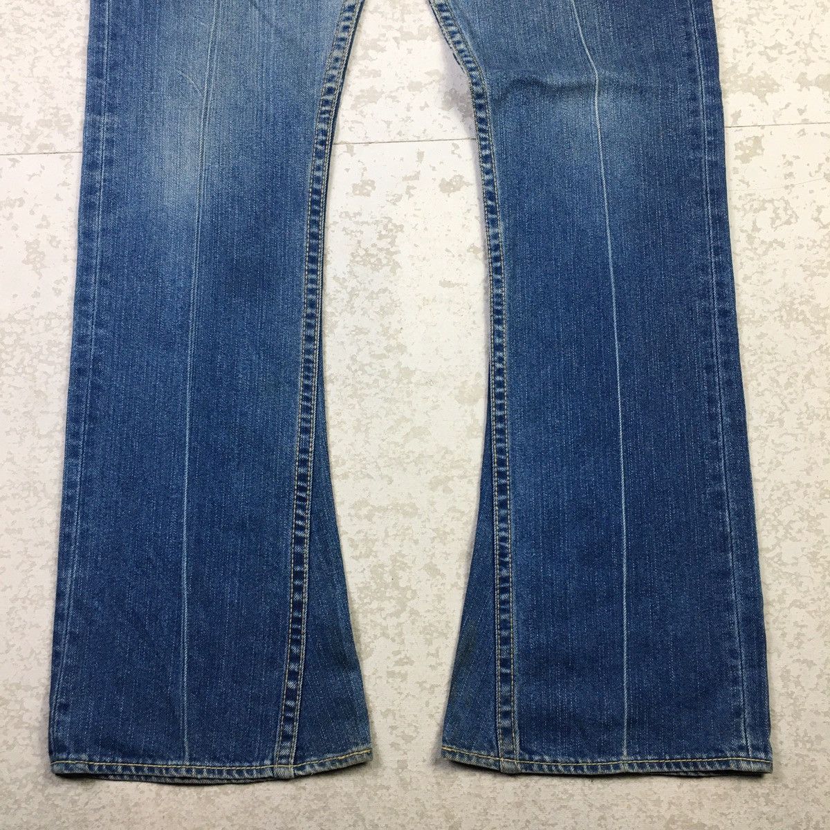 Levi's Crazy Levis Type 1 Twist Leg Tough Boot Flare Jeans Size US 36 / EU 52 - 3 Thumbnail