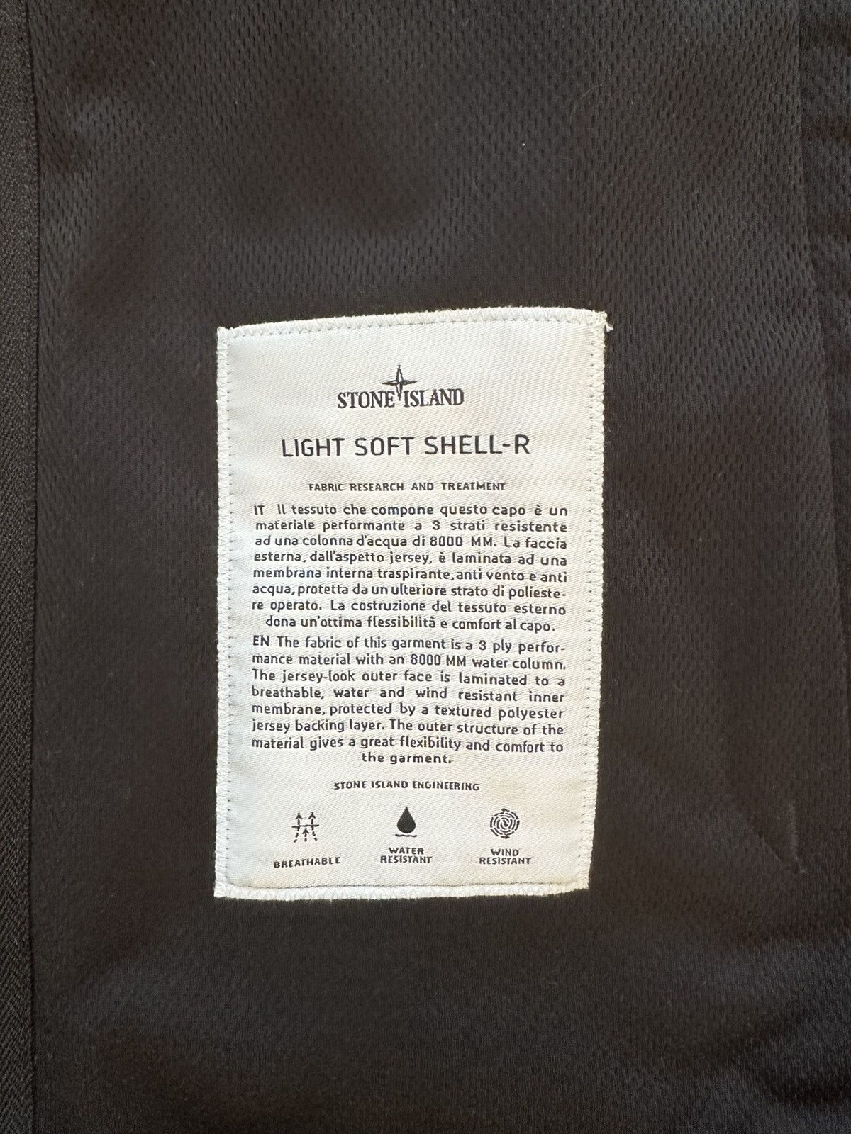 Stone Island Stone Island Light Soft Shell-R Jacket Size US L / EU 52-54 / 3 - 3 Thumbnail