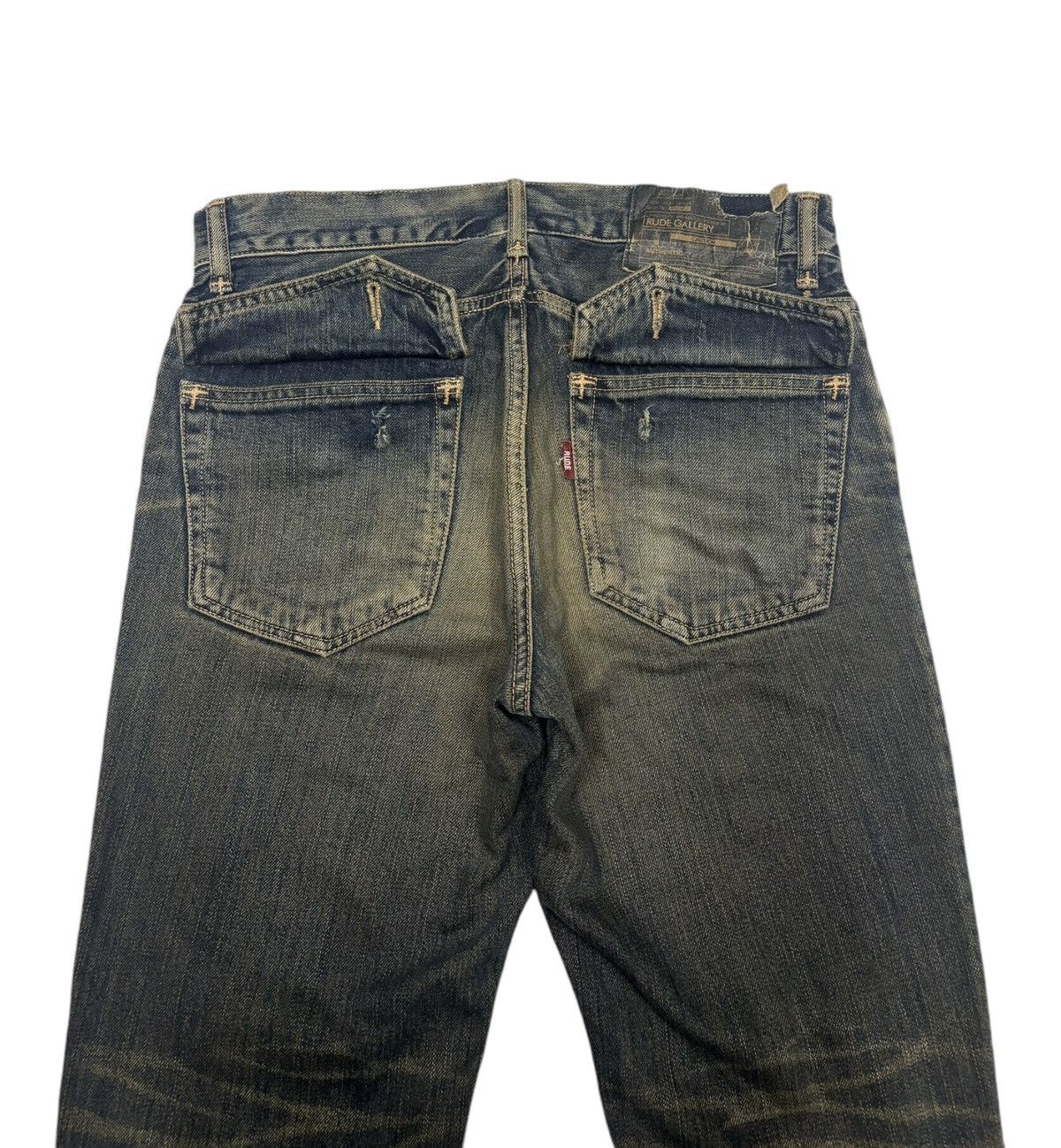 RUDE GALLERY VINTAGE RUDE GALLERY RUSTY DISTRESS ROCKSTAR DENIM JEANS Size US 30 / EU 46 - 9 Thumbnail