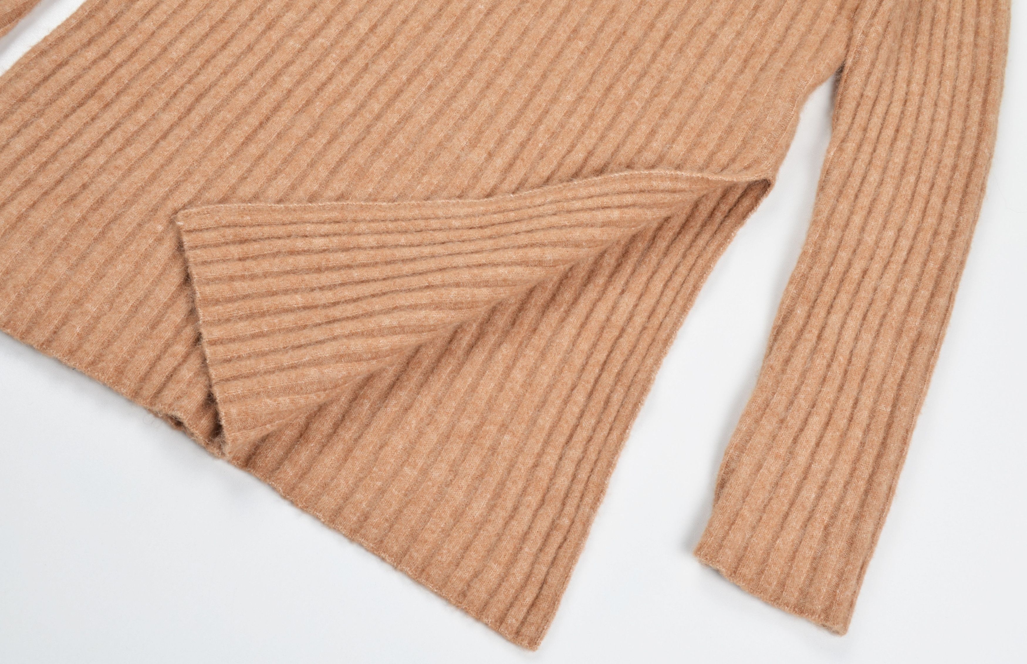 Arket Arket Alpaca Merino Soft Cozy Ribbet Long Sweater Size L / US 10 / IT 46 - 4 Thumbnail