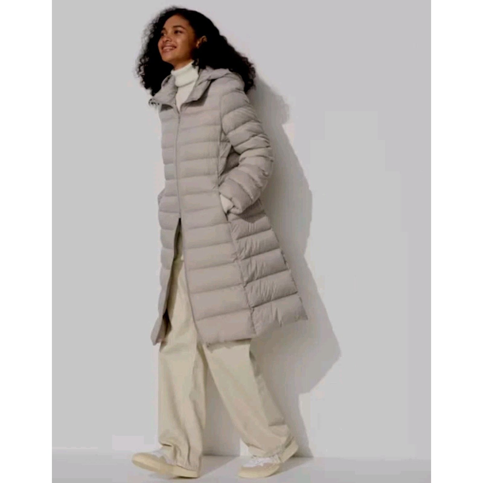 Uniqlo Uniqlo Ultra Light Down Coat Womens Hooded Long Full Zip Size XS / US 0-2 / IT 36-38 - 2 Thumbnail