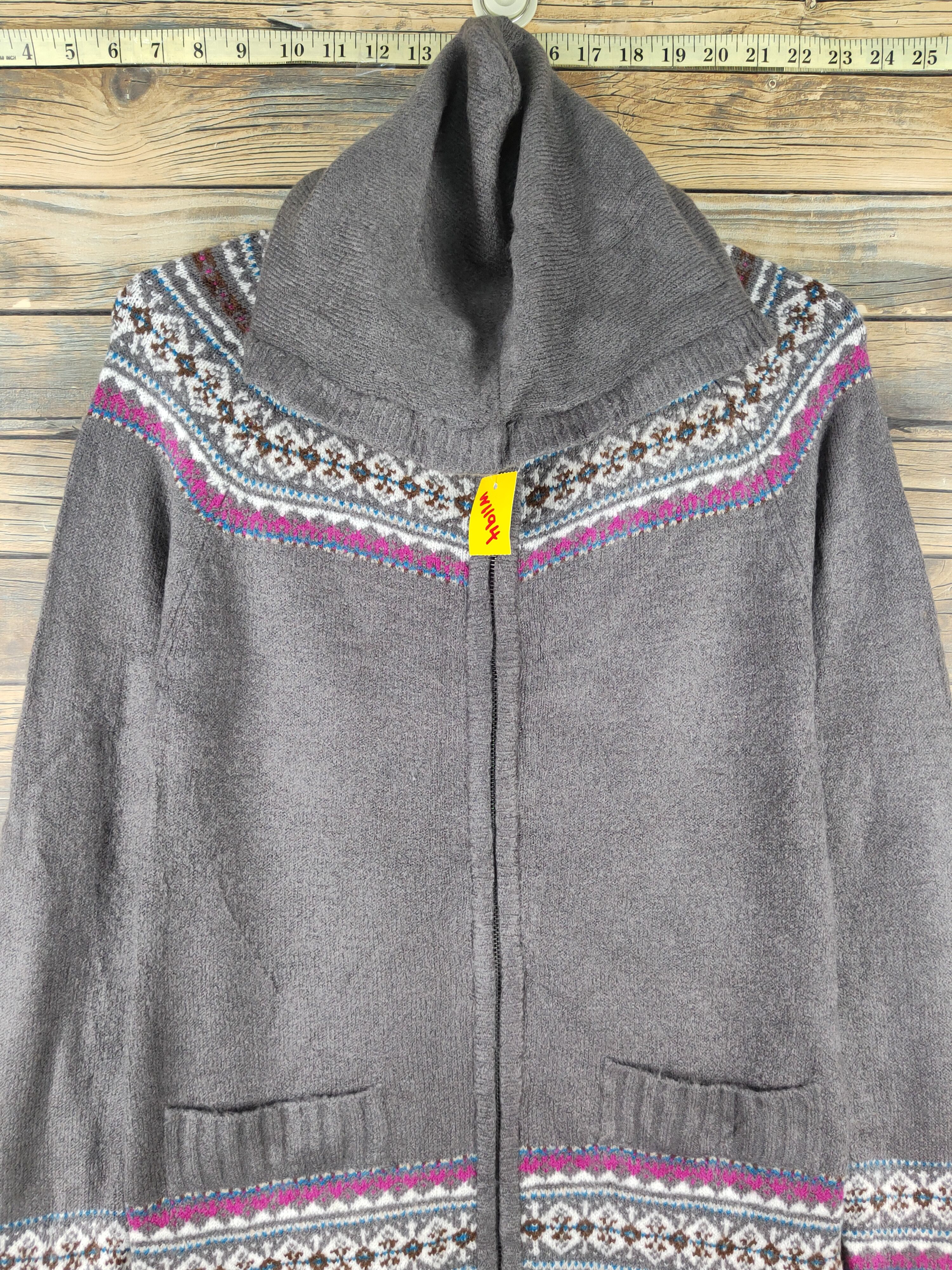 Japanese Brand Image Dark Gray Hoodie Knitwear Sweaters #W1194 Size M / US 6-8 / IT 42-44 - 2 Thumbnail