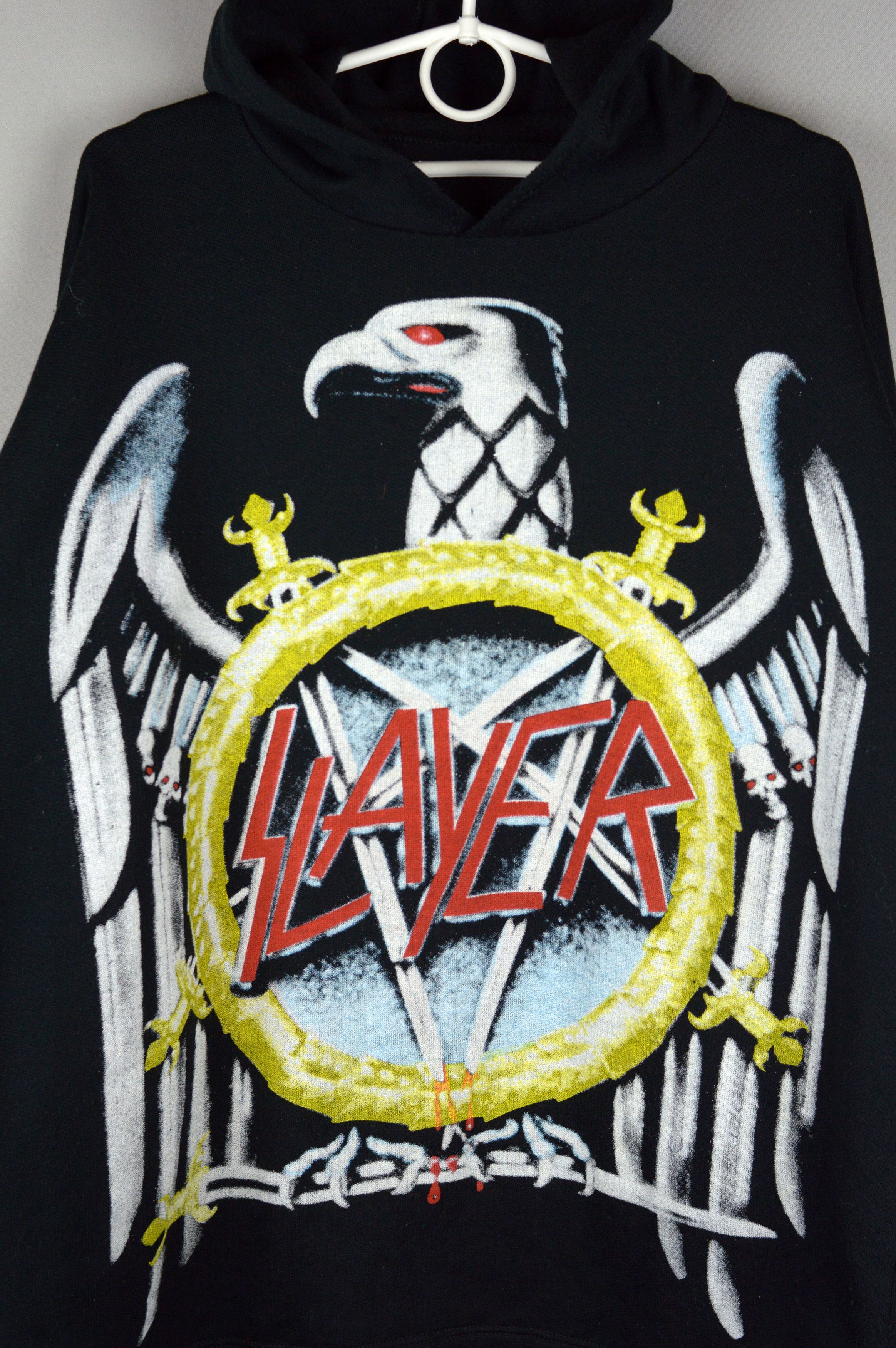 Slayer × Vintage Vintage Slayer 90s hoodie Size US L / EU 52-54 / 3 - 4 Thumbnail