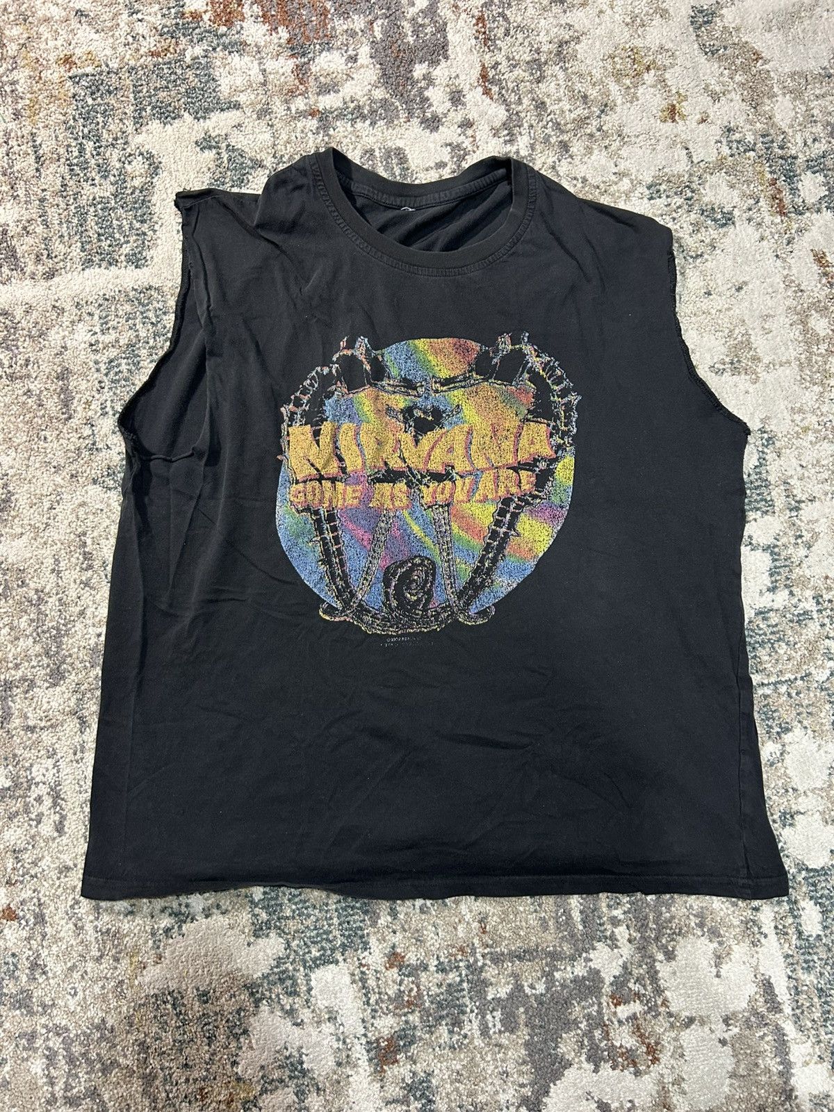 Nirvana Come As You Are Cuttoff REPRINT Sleeveless Tee