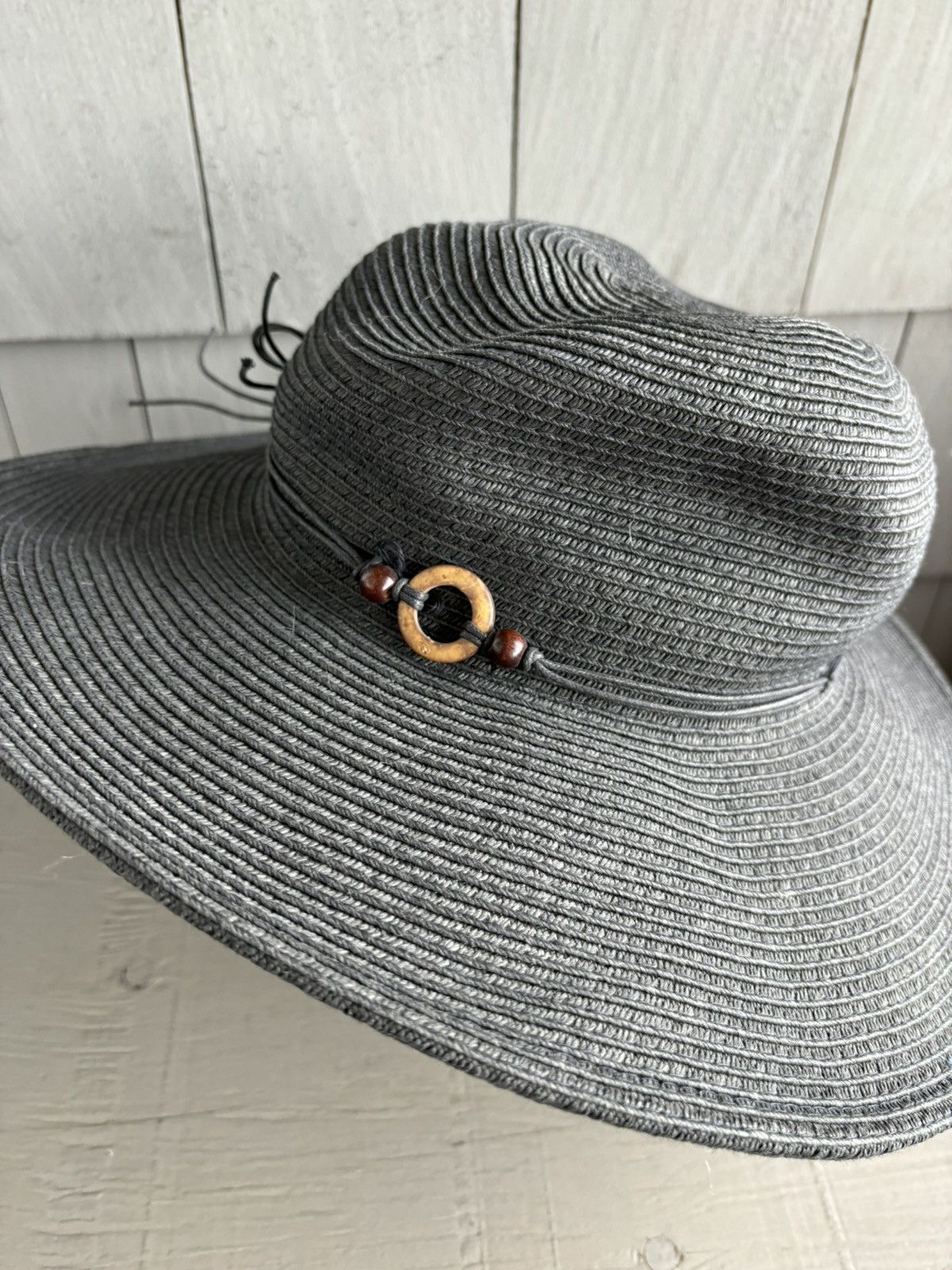 Holt Renfrew × Vintage Vintage Sunhat Vintage Bijoux Turner Straw Hat Woven Floppy Size ONE SIZE - 3 Thumbnail