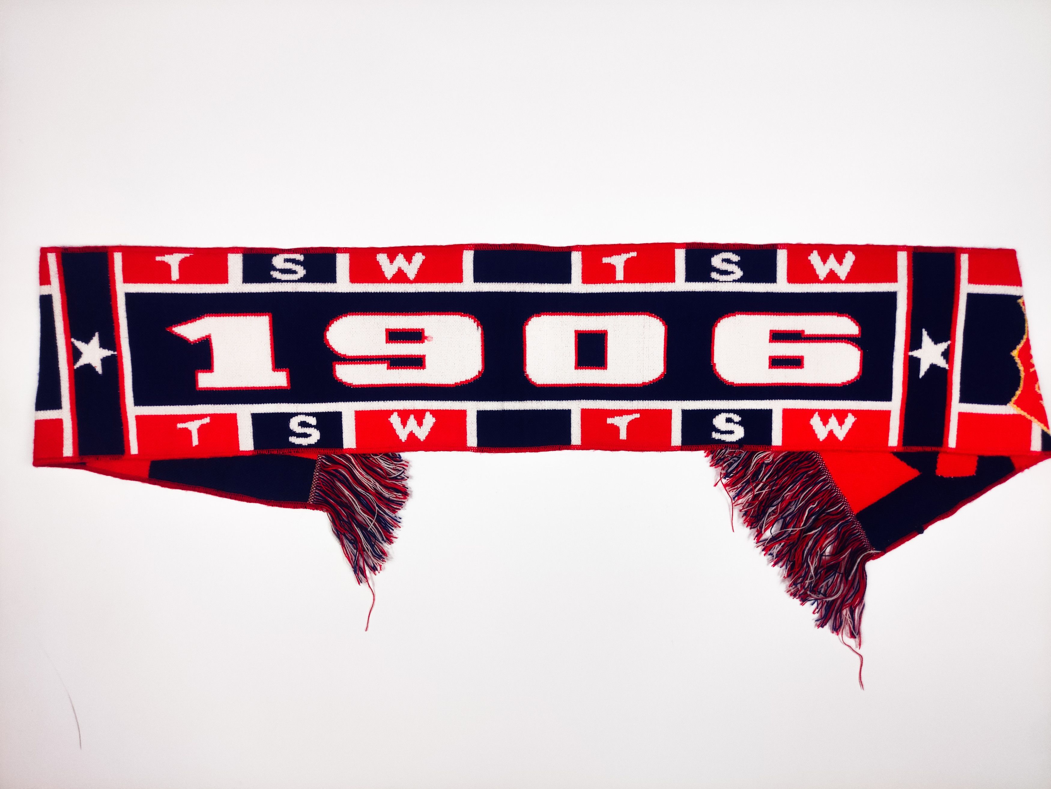 Other TS Wisła Kraków 1906 Football Scarf Ultras Hooligans Poland Size ONE SIZE - 6 Thumbnail