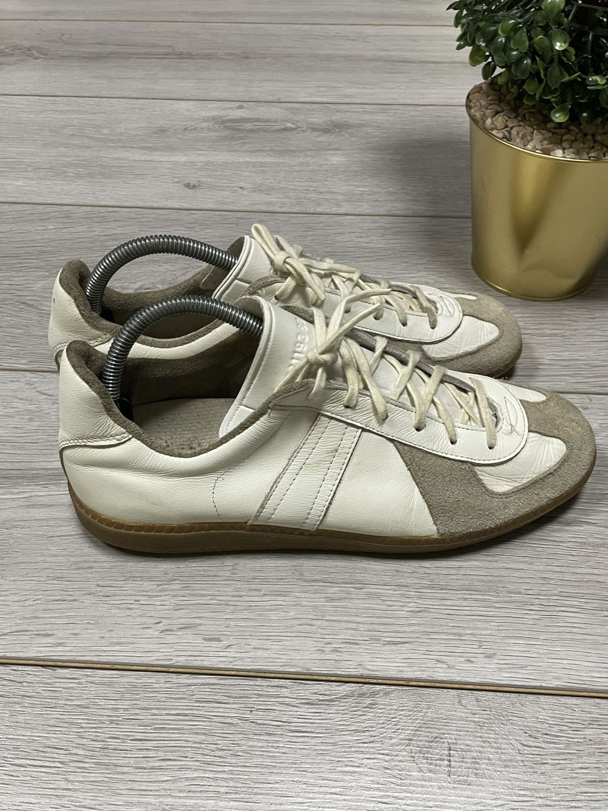 Vintage BW-sport 265 Maison Margiela style vintage leather trainers Size US 8 / EU 41 - 3 Thumbnail